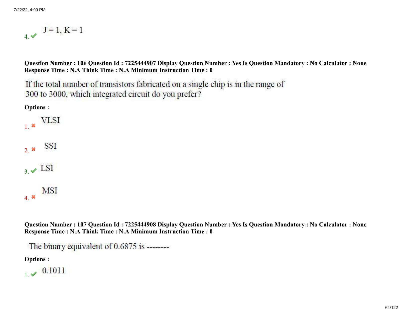 AP ECET 2022 - COMPUTER SCIENCE AND ENGINEERING Question Paper With Preliminary Keys - Page 64