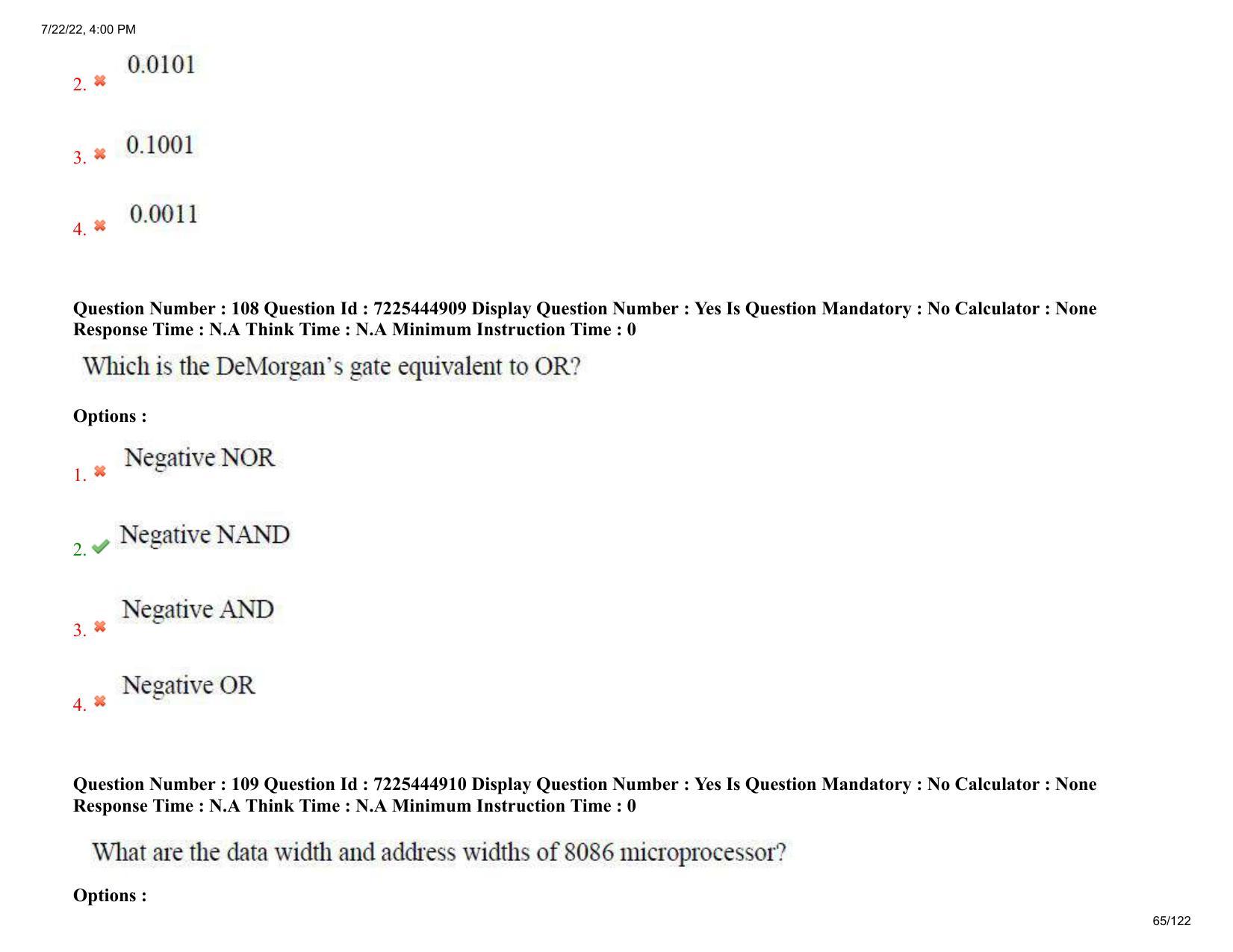 AP ECET 2022 - COMPUTER SCIENCE AND ENGINEERING Question Paper With Preliminary Keys - Page 65