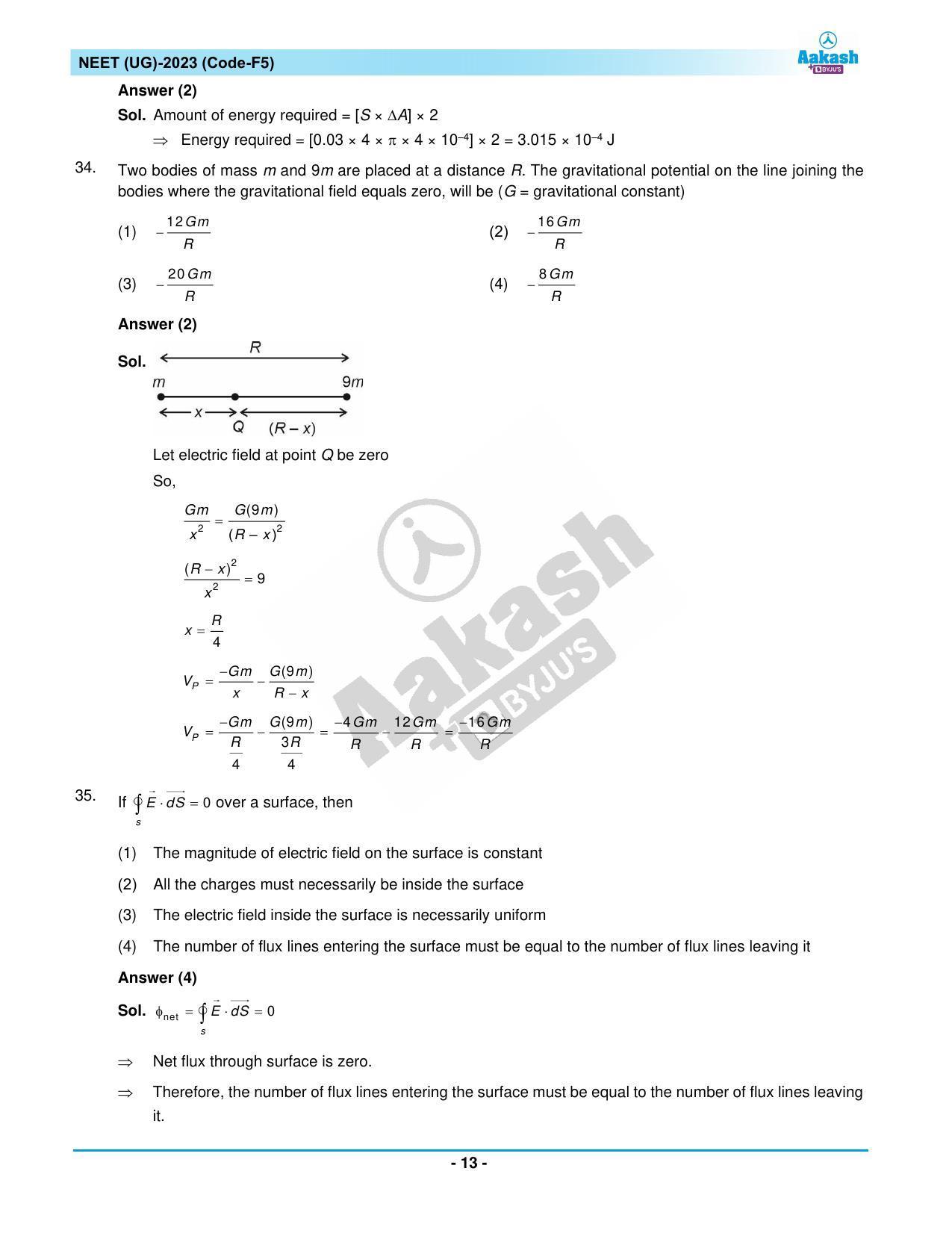 NEET 2023 Question Paper F5 - Page 13