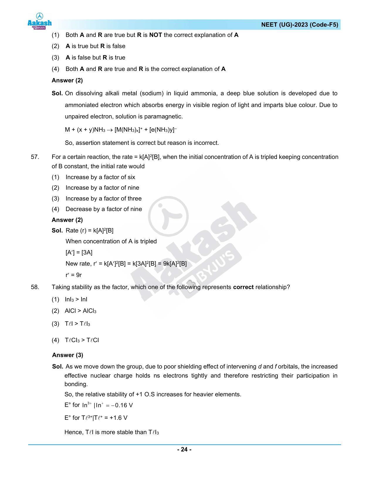 NEET 2023 Question Paper F5 - Page 24