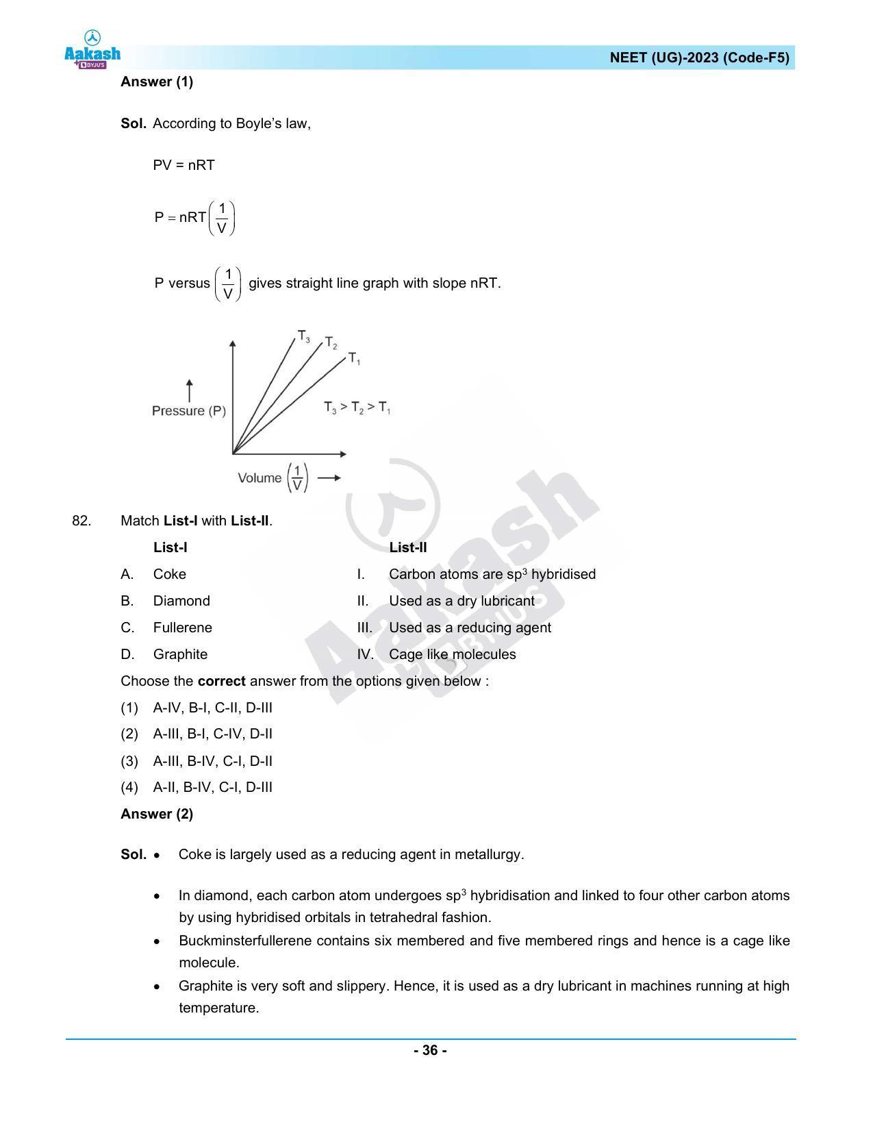 NEET 2023 Question Paper F5 - Page 36