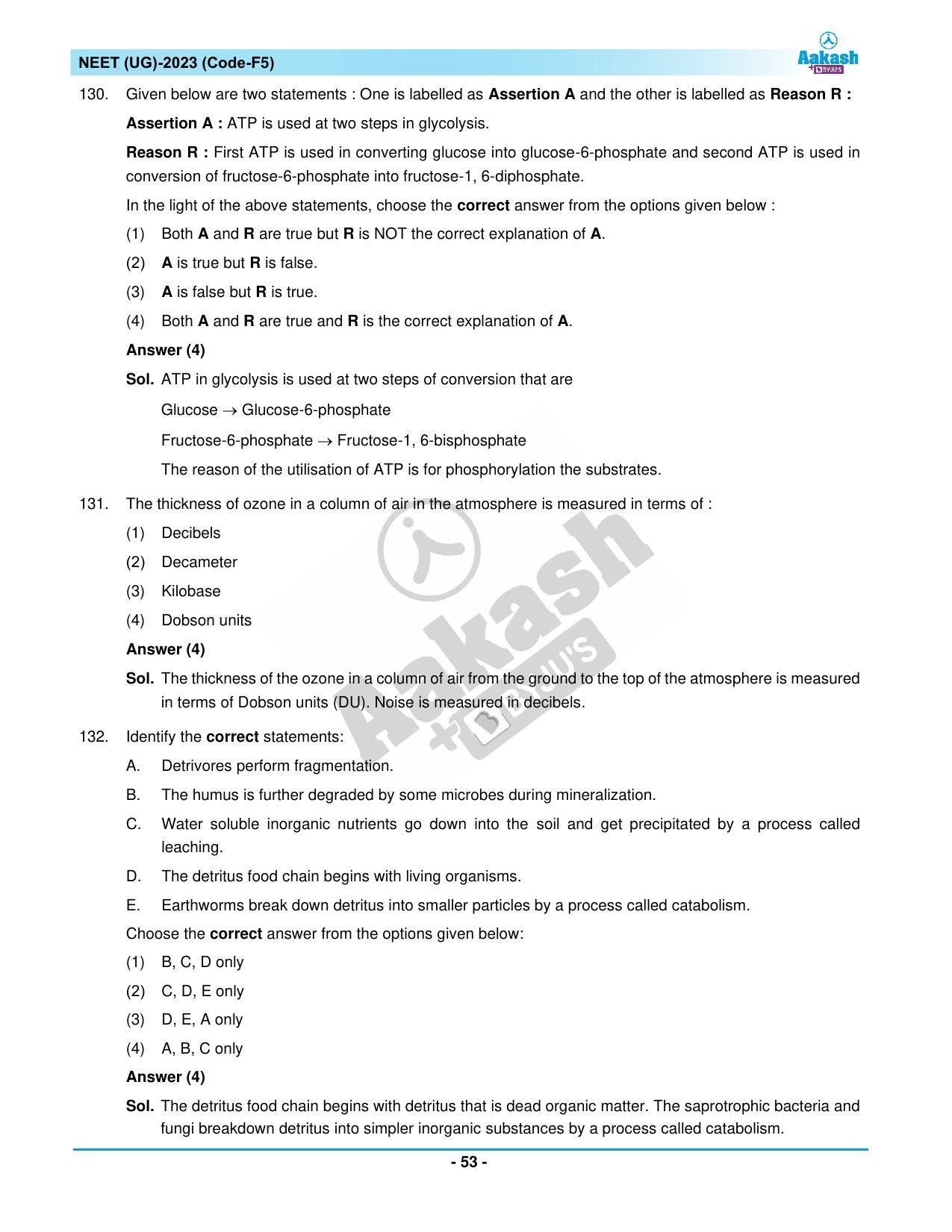 NEET 2023 Question Paper F5 - Page 53