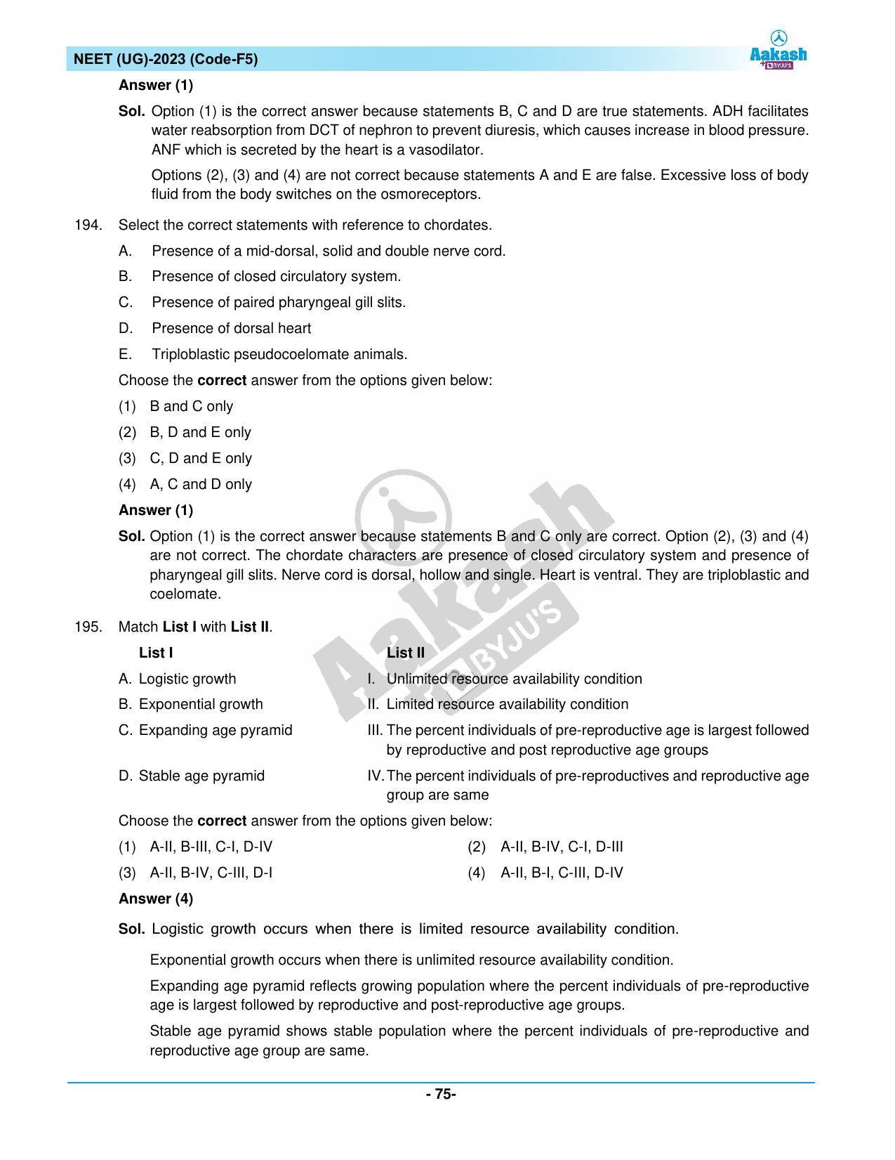 NEET 2023 Question Paper F5 - Page 75