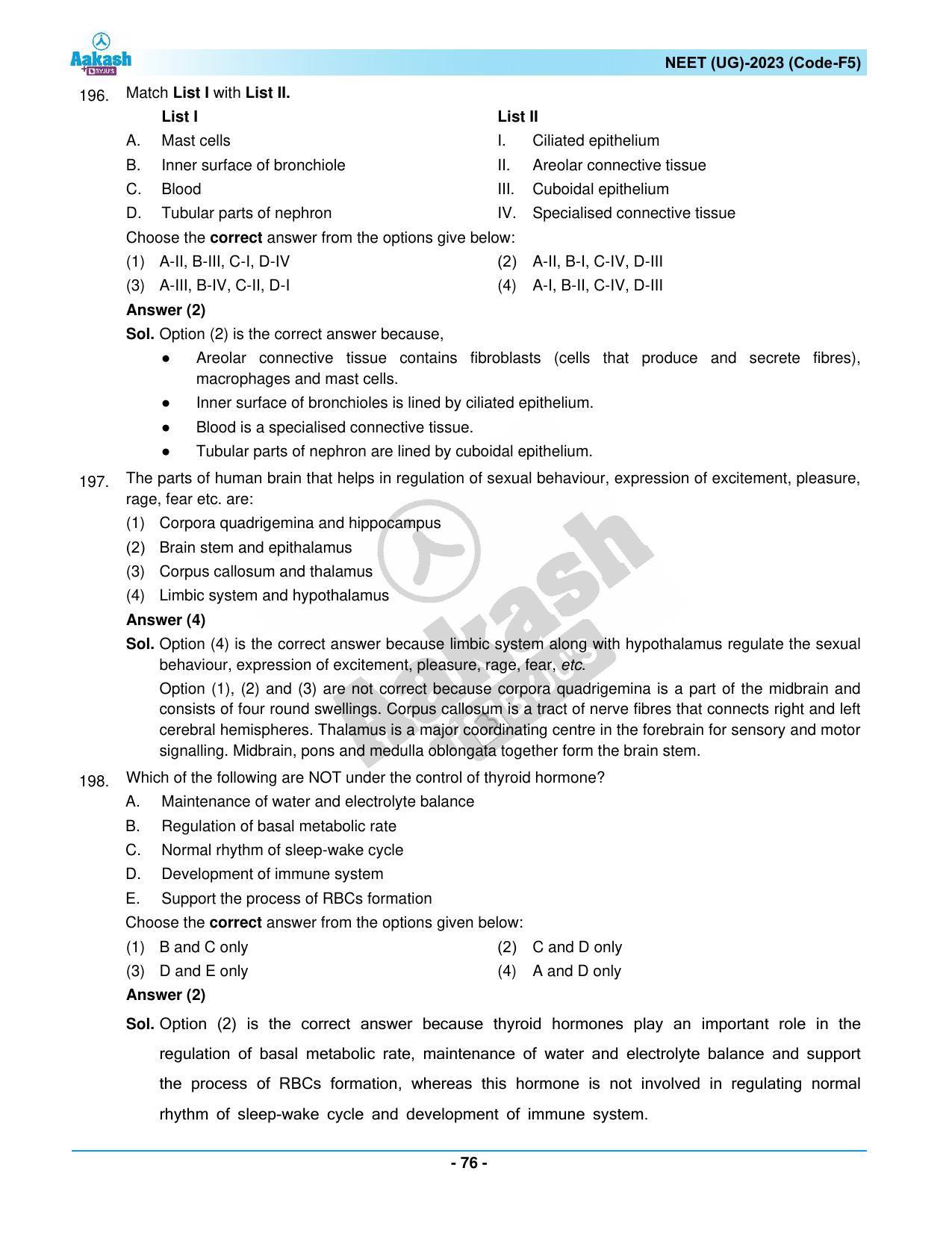 NEET 2023 Question Paper F5 - Page 76