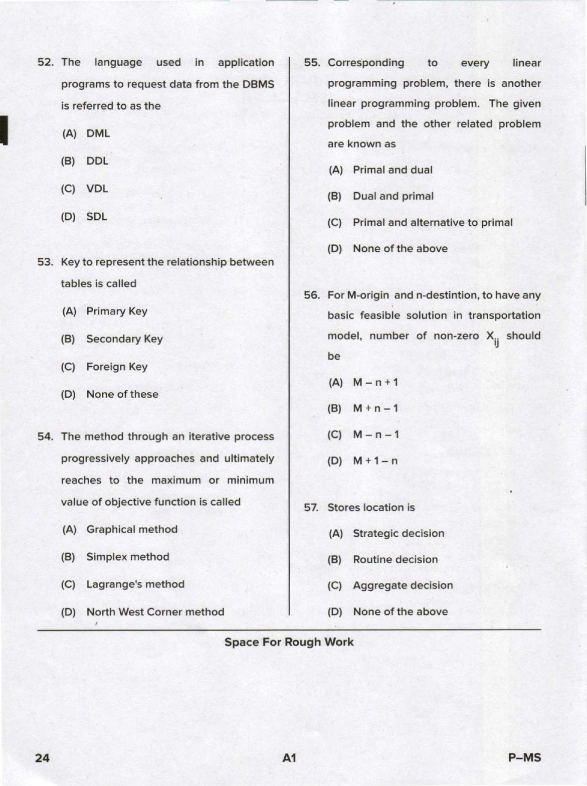 Karnataka PGCET 2020 Mechanical Engineering Question Paper - Page 24