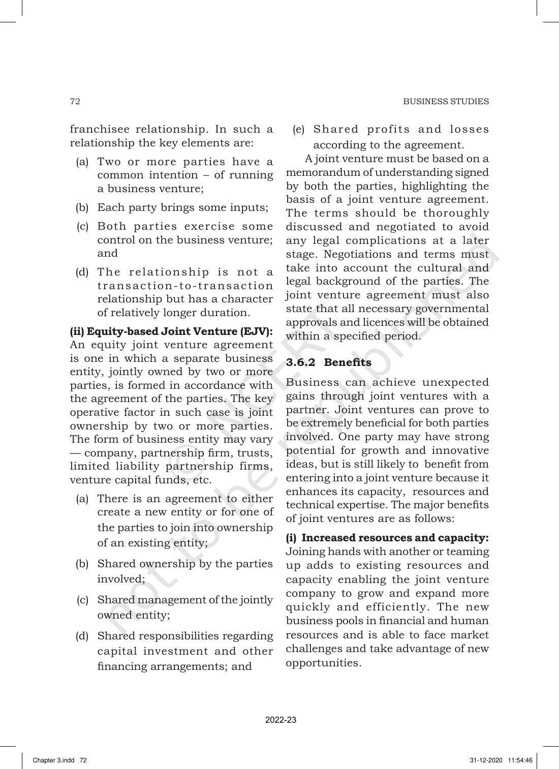 NCERT Book for Class 11 Business Studies Chapter 3 Private, Public and Global Enterprises - Page 16