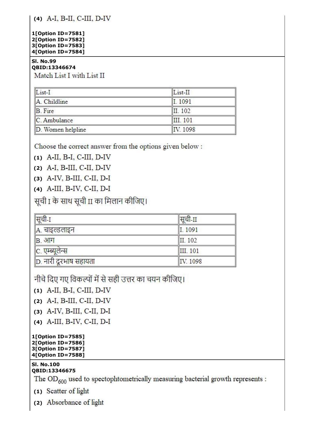 CUET (PG) 2022: PGQP-35 Public Health (3-09-2022) Question Paper - Page 46