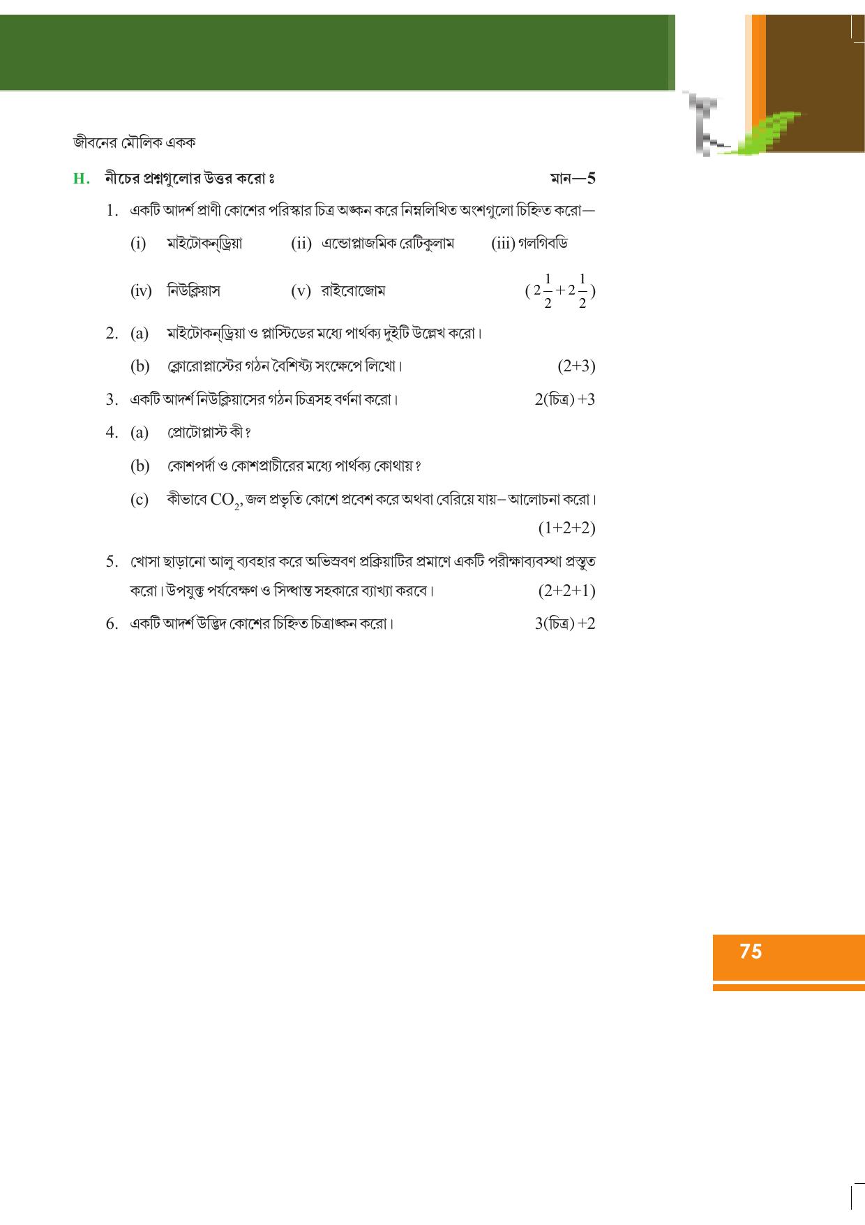 Tripura Board Class 9 Science Bengali Version Workbooks - Page 81