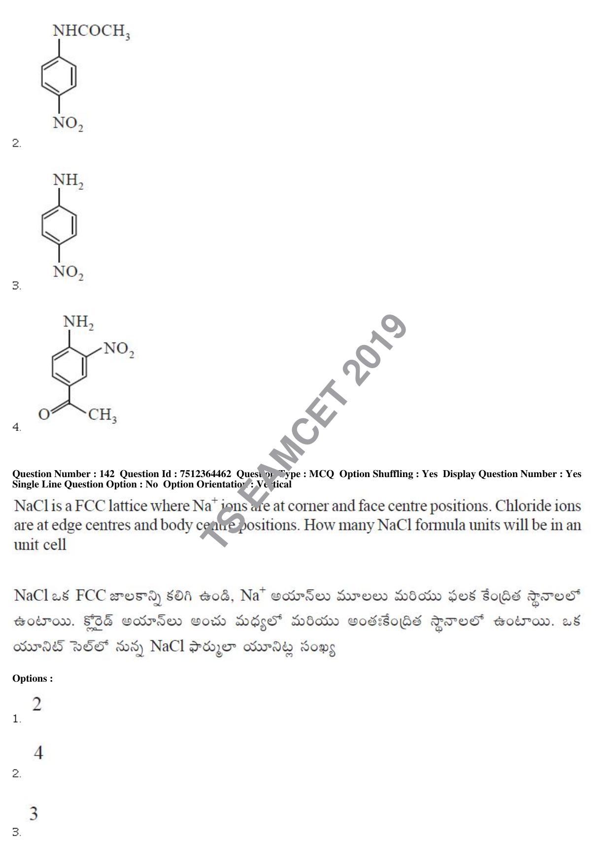 TS EAMCET 2019 Engineering Question Paper with Key (3 May 2019 Afternoon) - Page 103