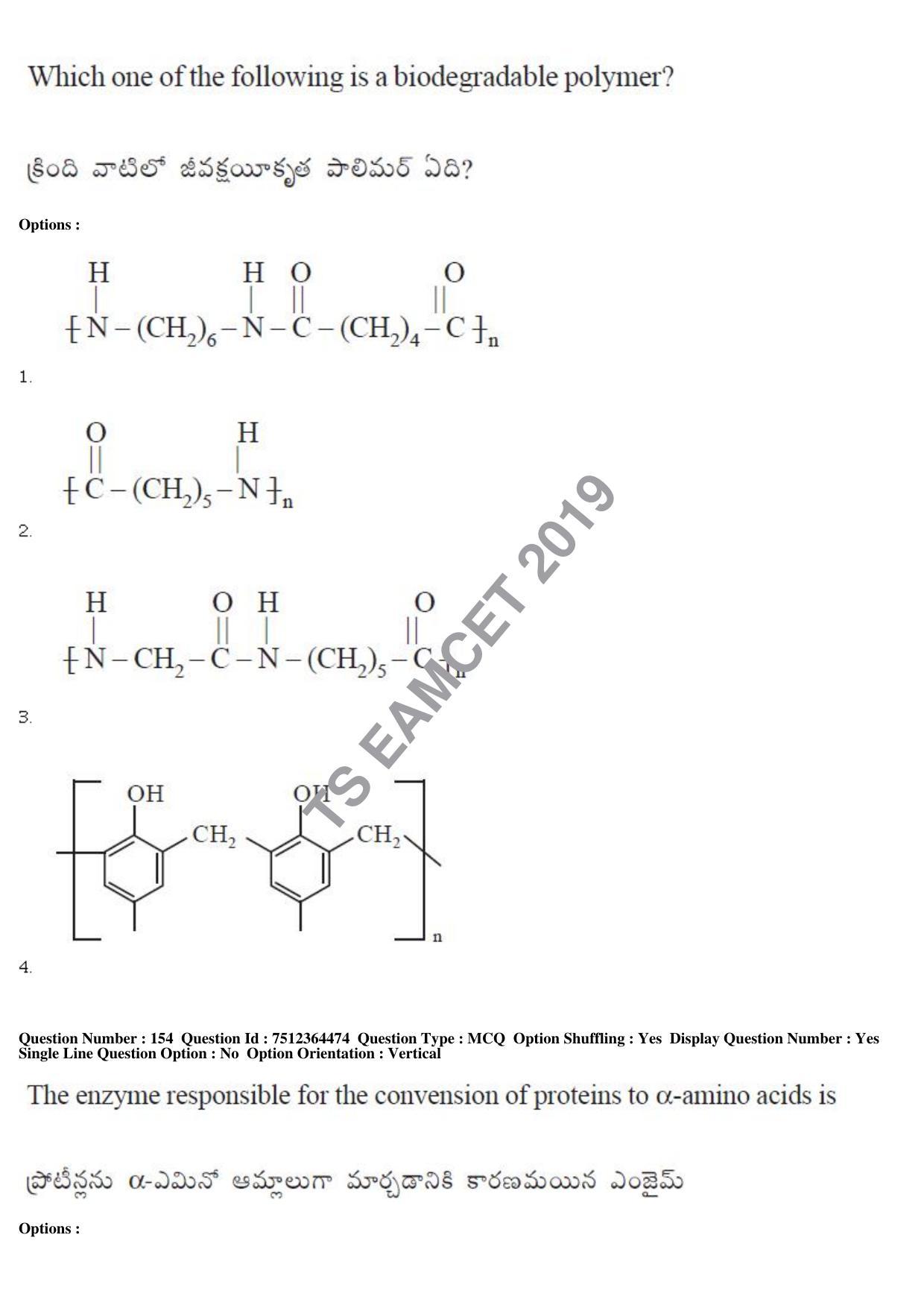 TS EAMCET 2019 Engineering Question Paper with Key (3 May 2019 Afternoon) - Page 111