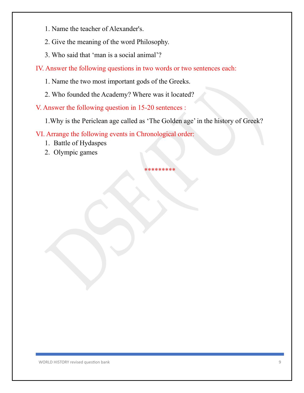 Karnataka 1st PUC Question Bank 2025 - History English - Page 9