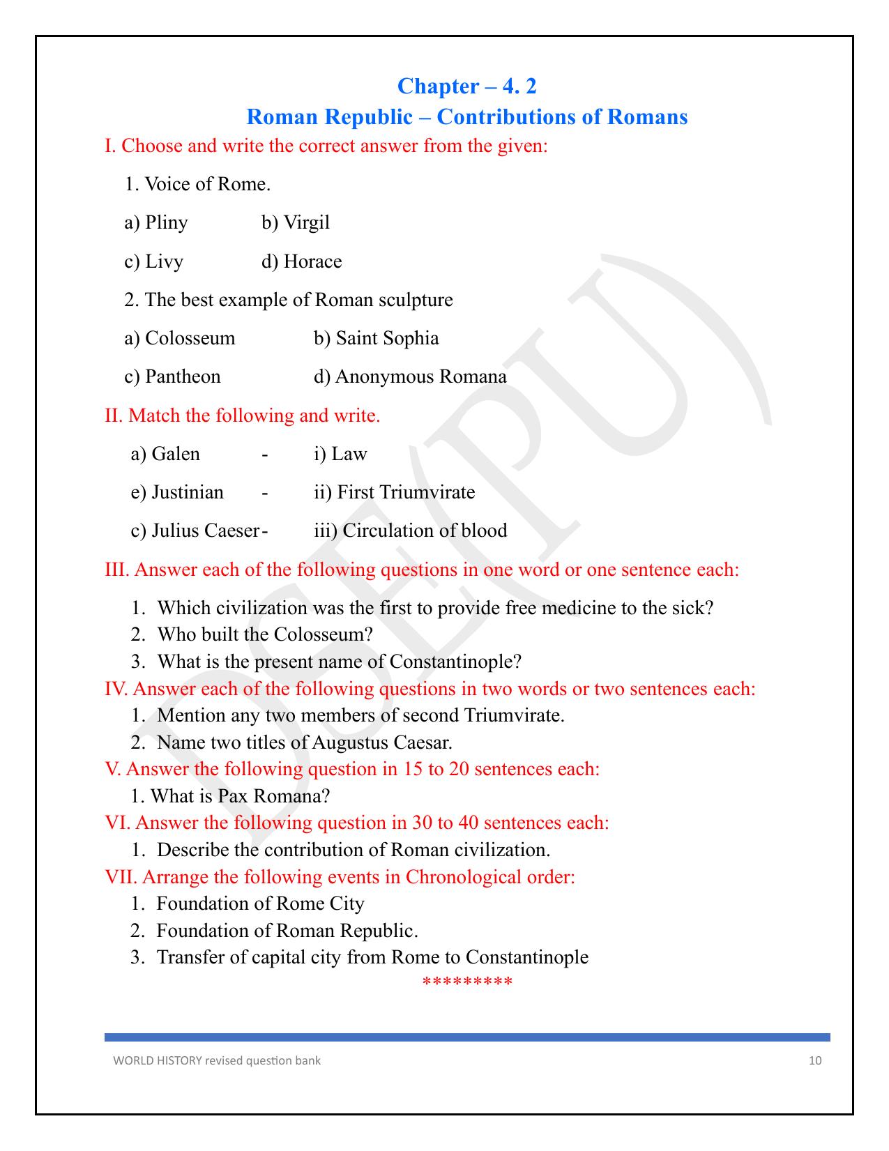 Karnataka 1st PUC Question Bank 2025 - History English - Page 10