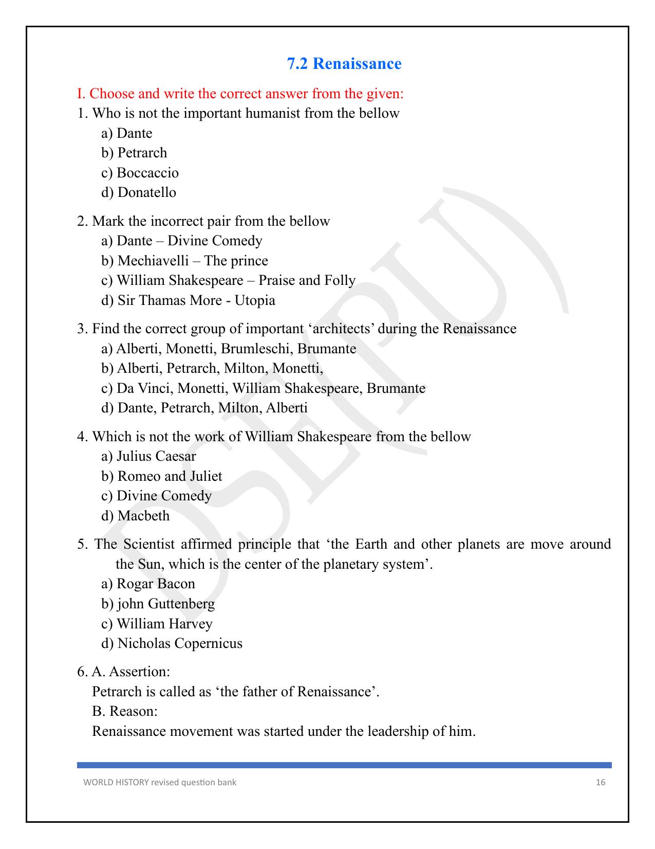 Karnataka 1st PUC Question Bank 2025 - History English - Page 16