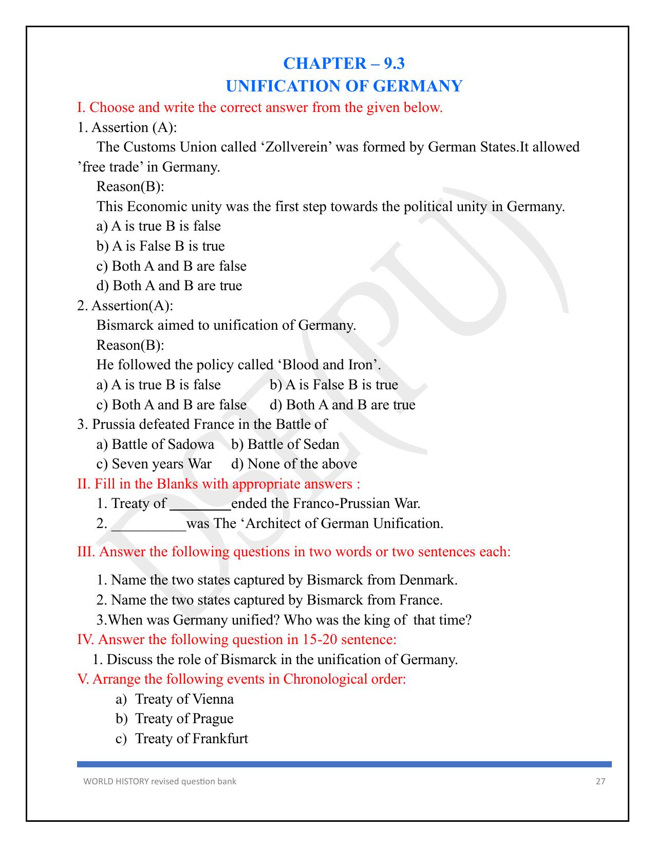 Karnataka 1st PUC Question Bank 2025 - History English - Page 27