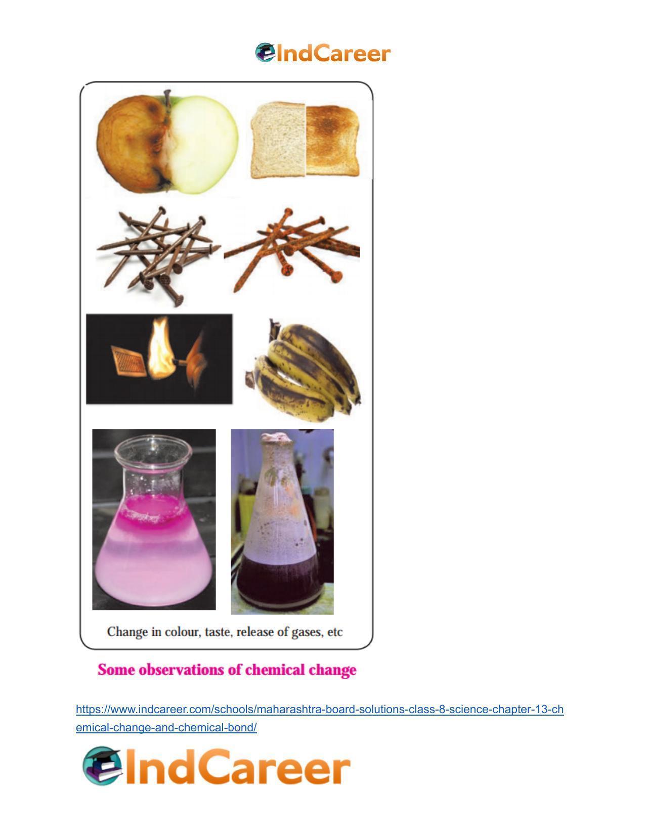 Maharashtra Board Solutions Class 8-Science: Chapter 13- Chemical Change and Chemical Bond - Page 28