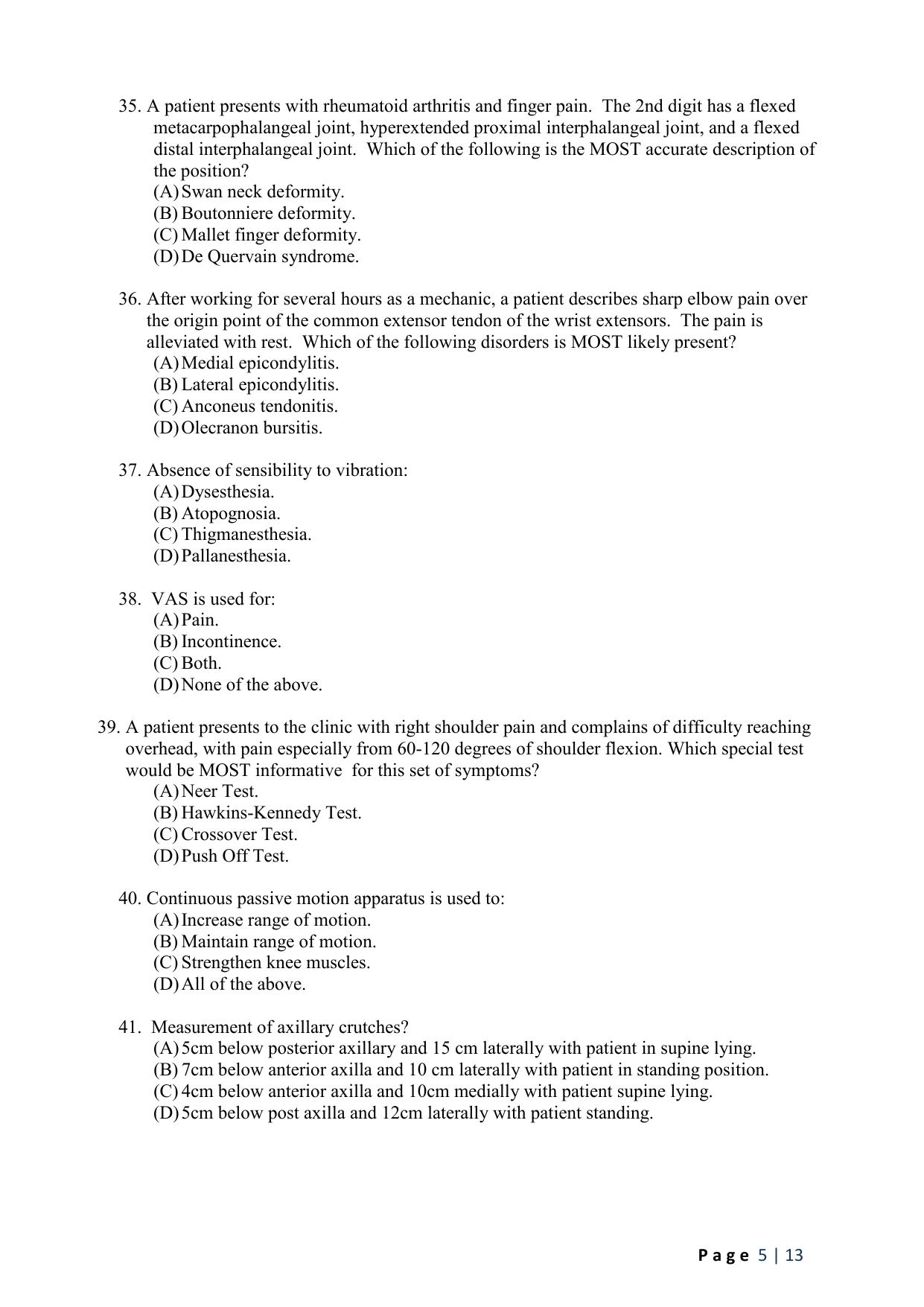 WB JEMAS (PG) MOT 2024 Question Paper - Page 7