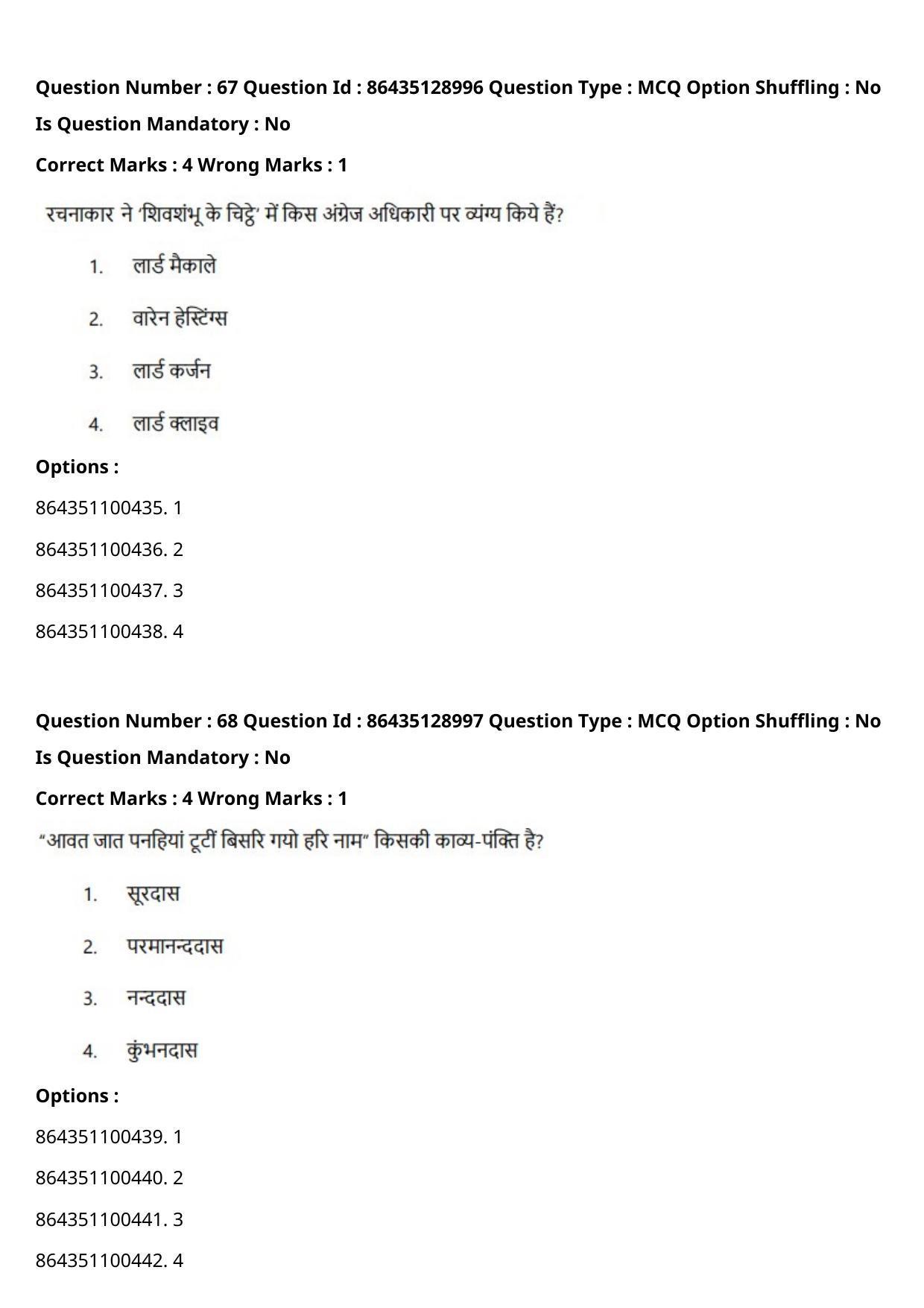 CUET PG 2021 PGQP06 Question Paper - Page 36