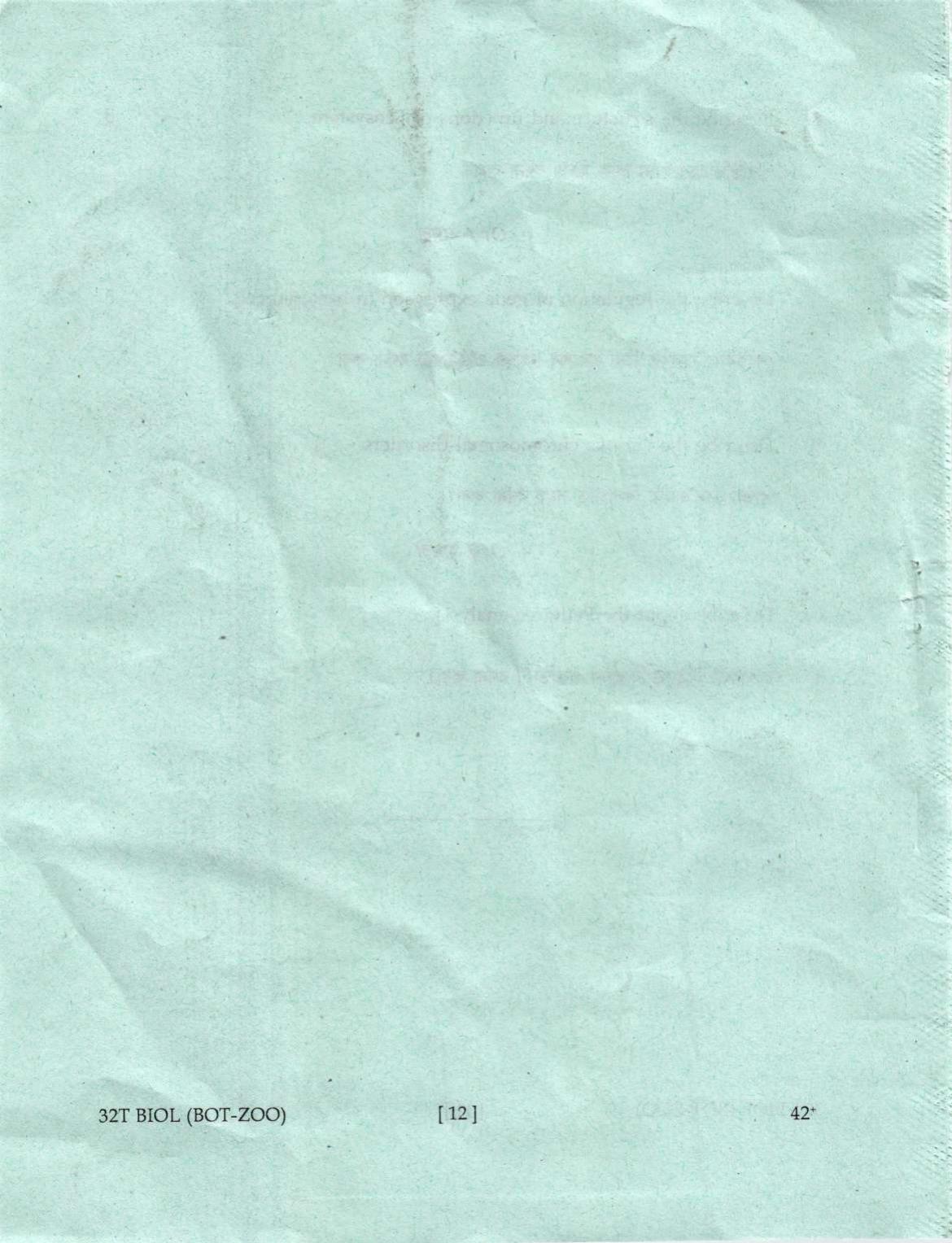 Assam HS 2nd Year Biology 2022 Question Paper - Page 12