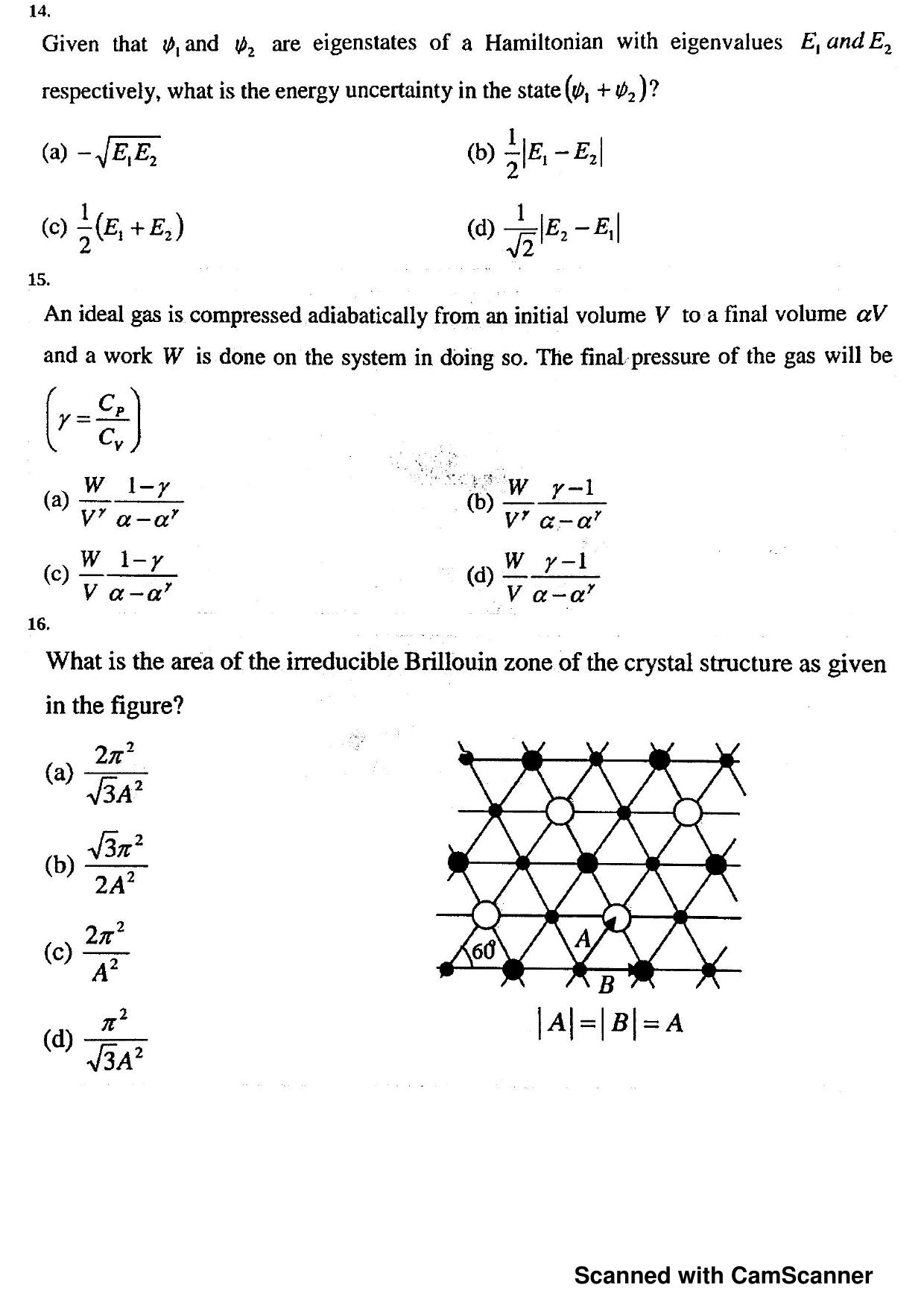 JEST 2015 Physics Question Paper with  Answer key - Page 4