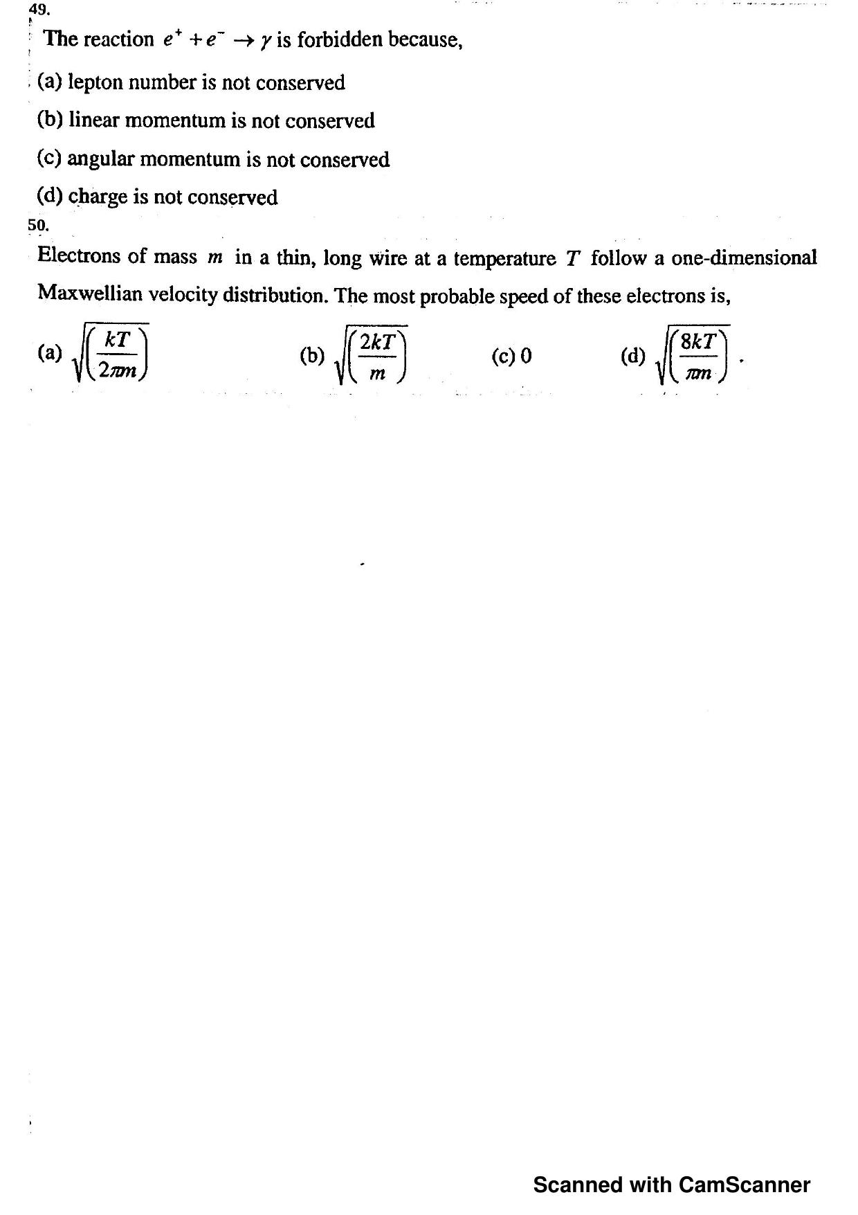 JEST 2015 Physics Question Paper with  Answer key - Page 13