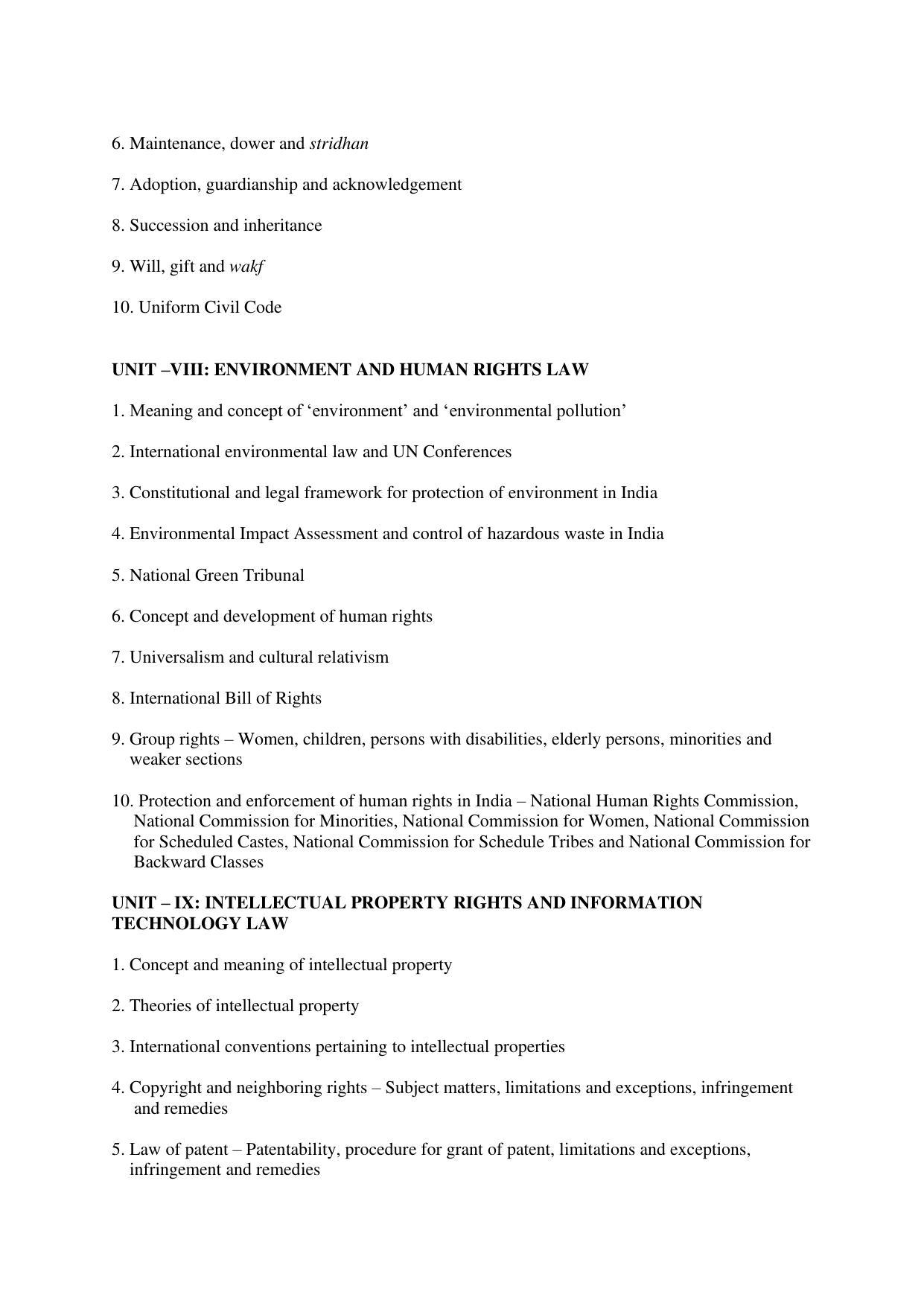 AP RCET Law Syllabus - Page 4