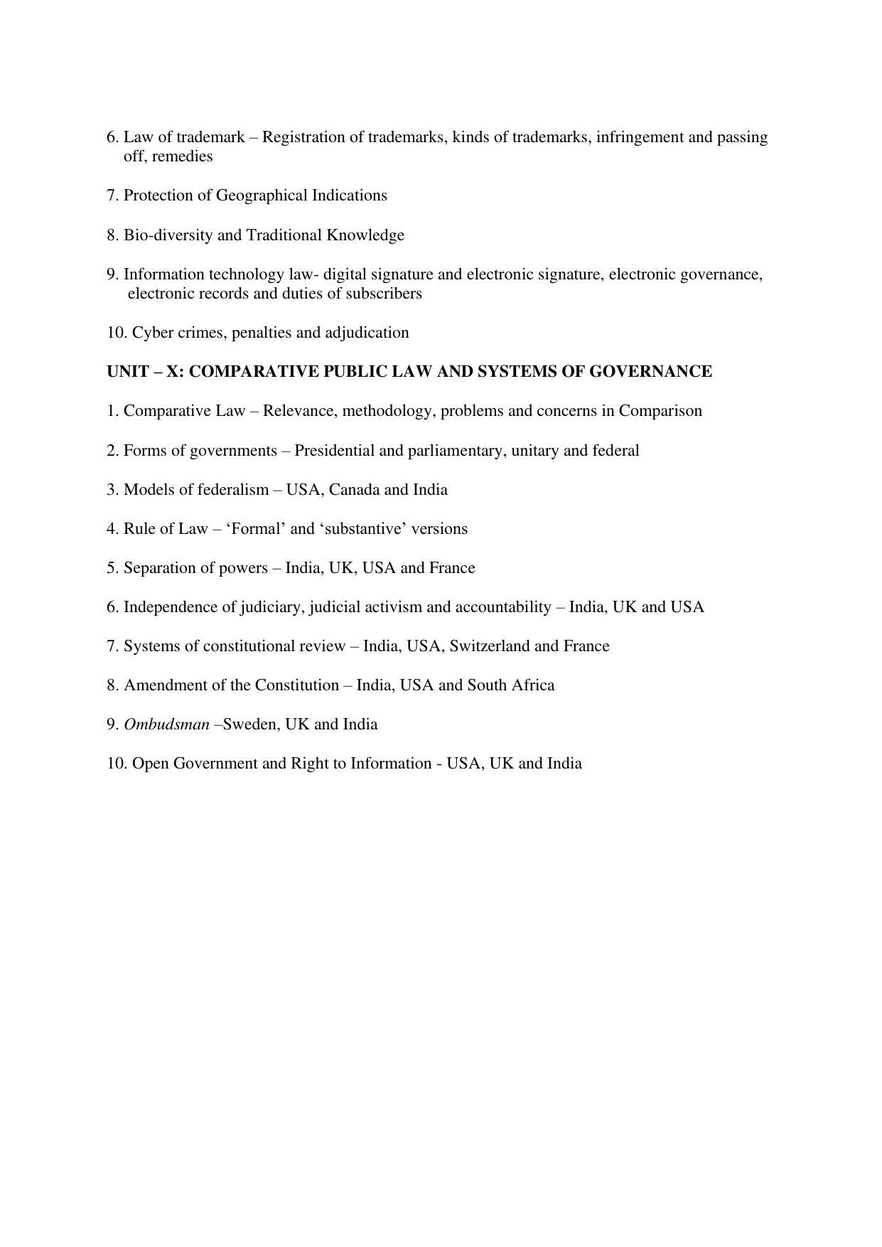 AP RCET Law Syllabus - Page 5