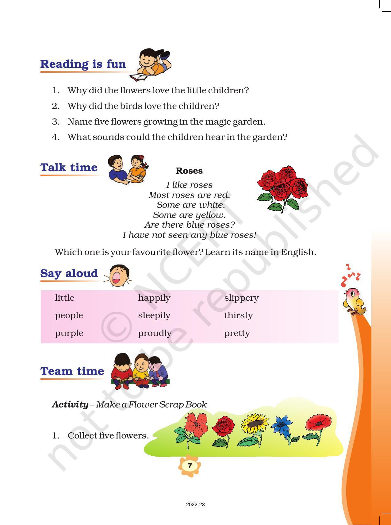 NCERT Book for Class 3 English: Unit I.1-Good Morning - Page 7