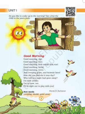 NCERT Book for Class 3 English: Unit I.1-Good Morning
