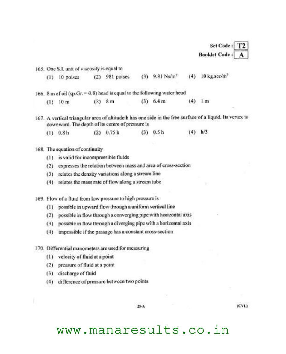 AP ECET 2015 Civil Engineering Old Previous Question Papers - Page 24