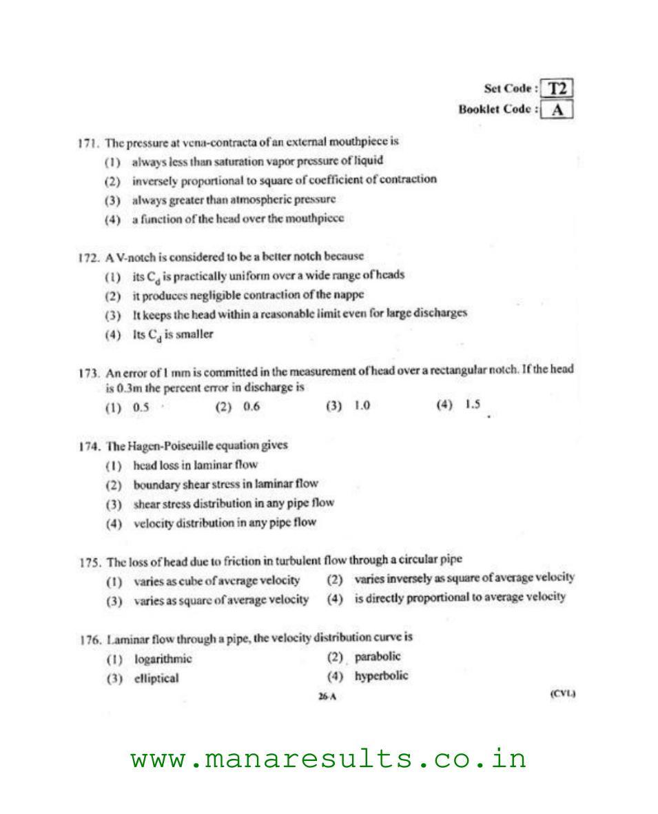 AP ECET 2015 Civil Engineering Old Previous Question Papers - Page 25
