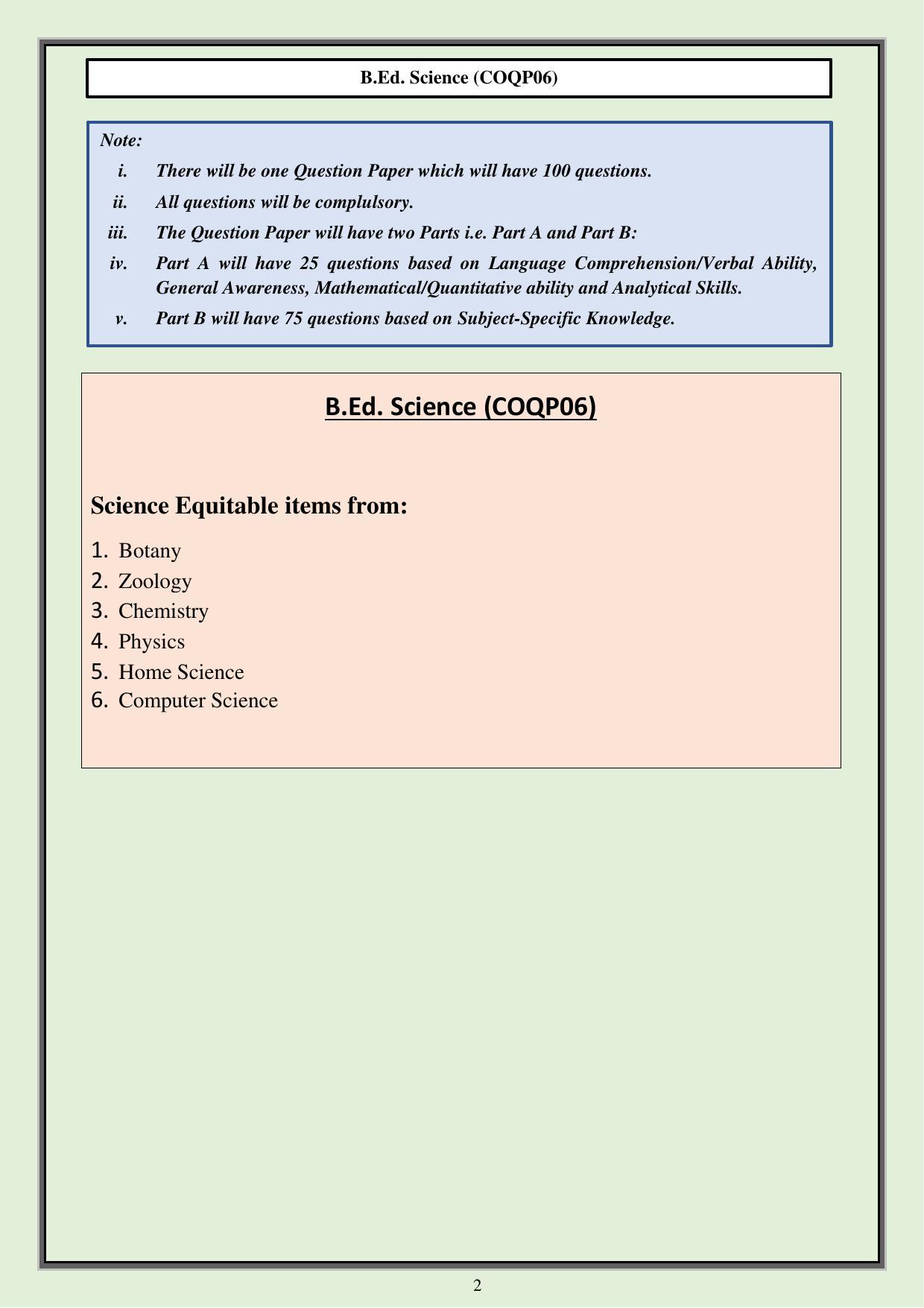 CUET PG Common Syllabus - Page 14