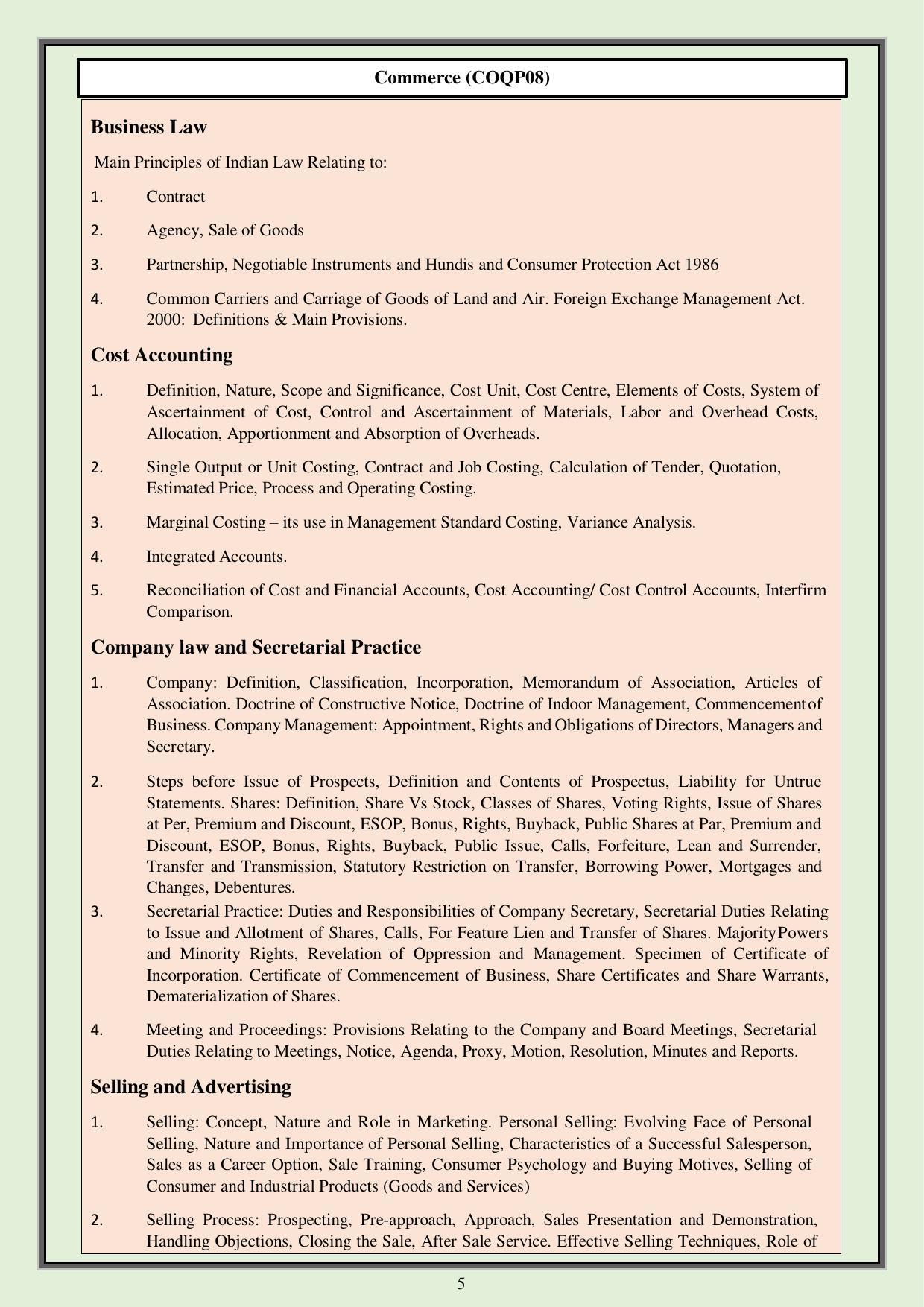 CUET PG Common Syllabus - Page 21