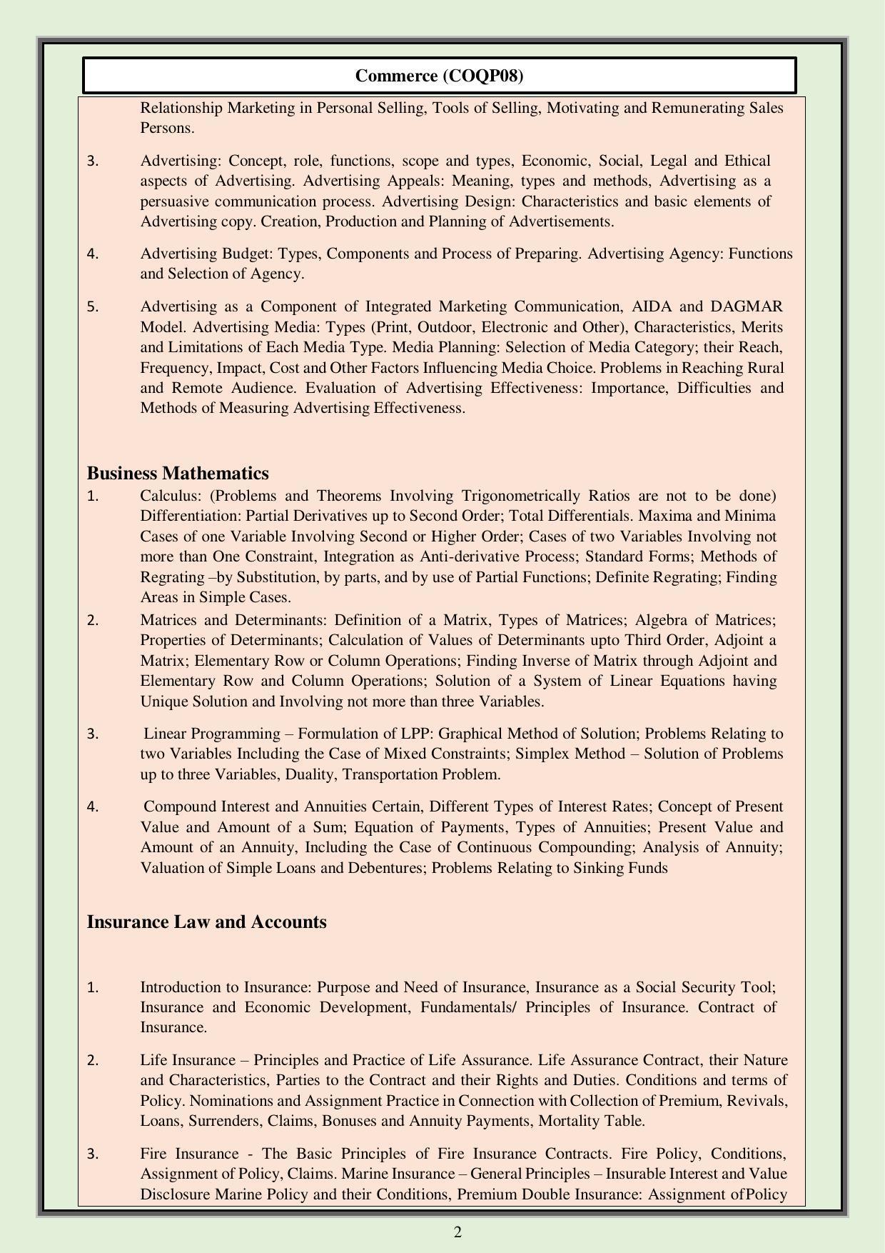 CUET PG Common Syllabus - Page 22
