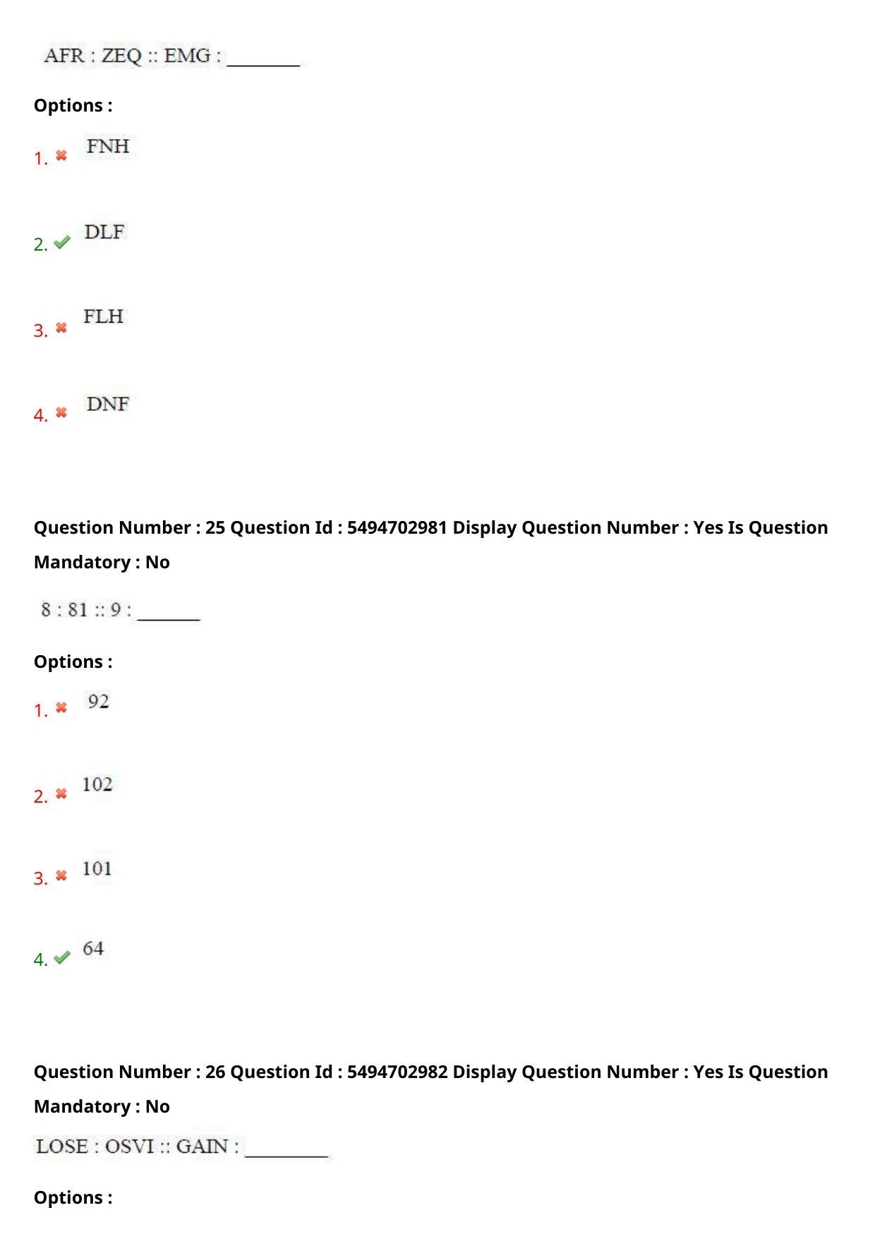 AP ICET 2021 - Shift 1 Question Paper With Preliminary Keys - Page 20