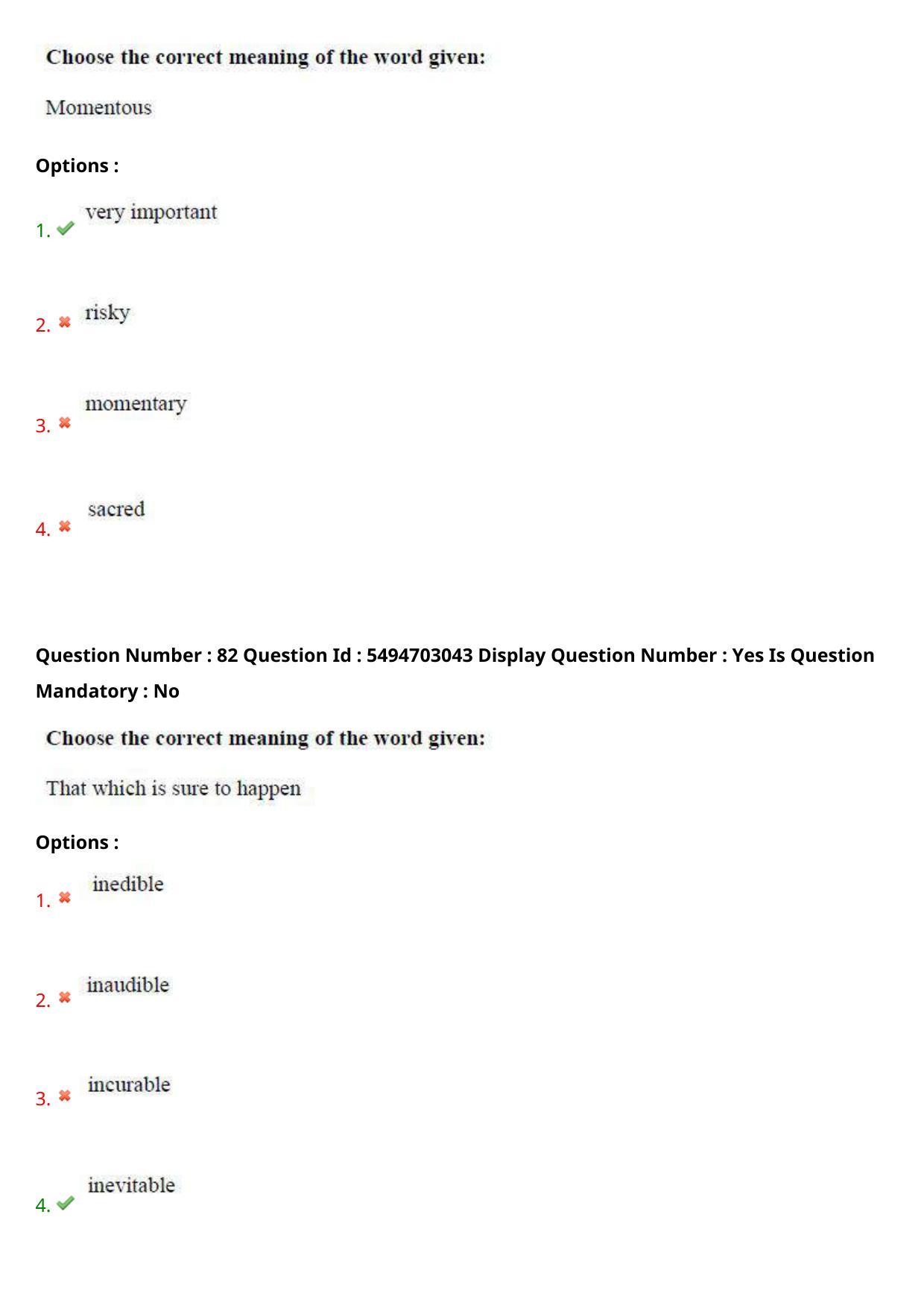 AP ICET 2021 - Shift 1 Question Paper With Preliminary Keys - Page 61