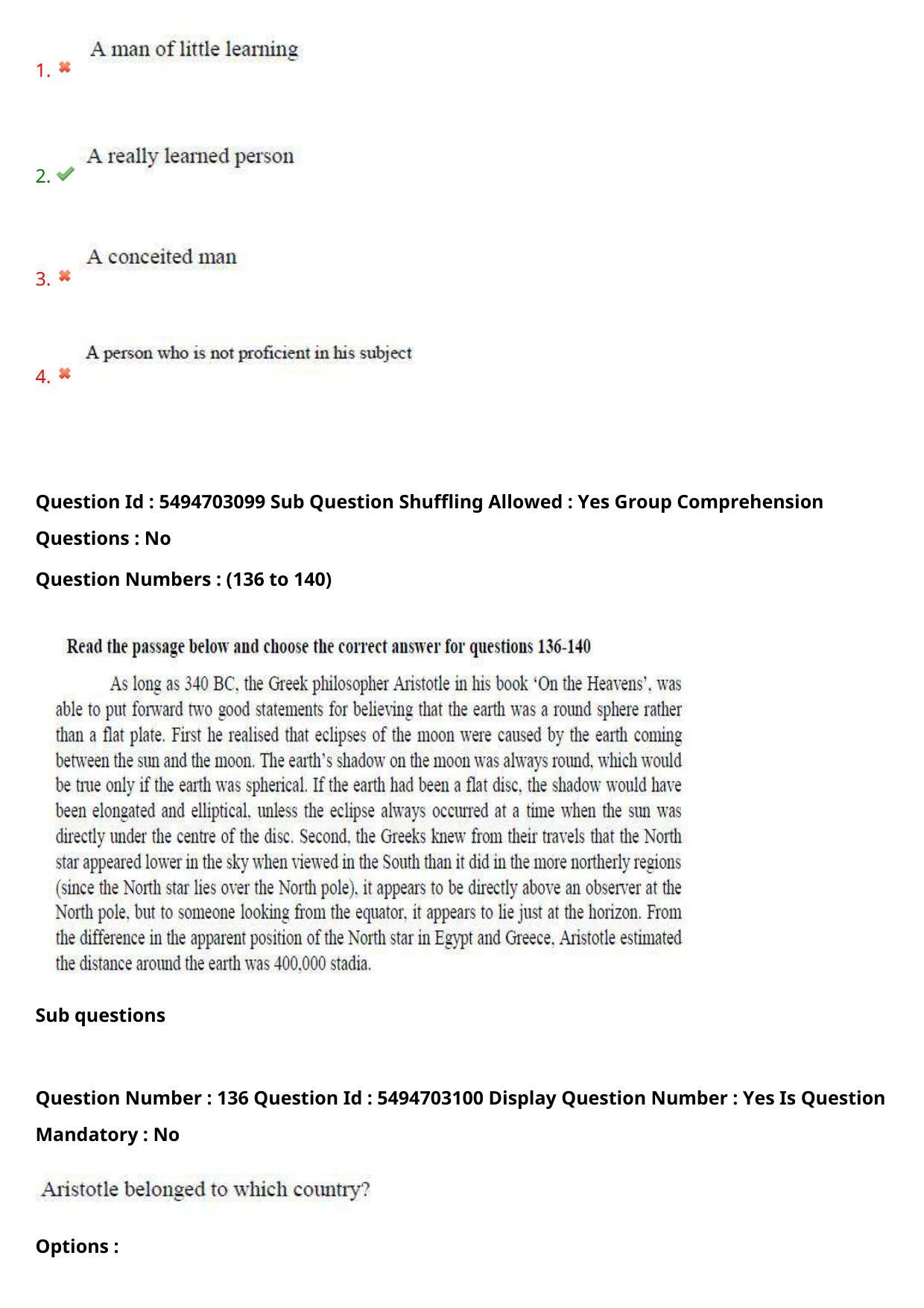 AP ICET 2021 - Shift 1 Question Paper With Preliminary Keys - Page 92