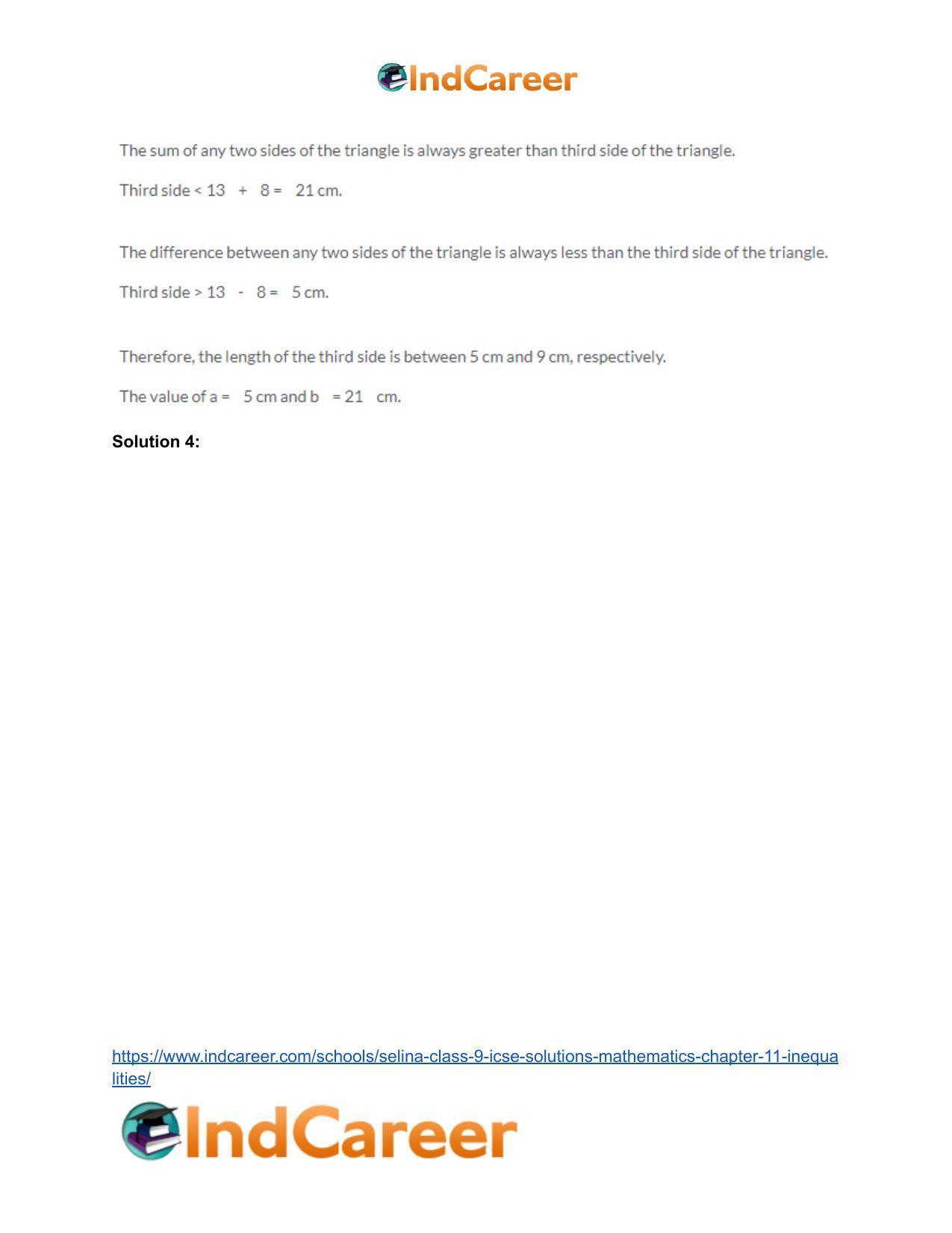Selina Class 9 ICSE Solutions Mathematics : Chapter 11- Inequalities - Page 6