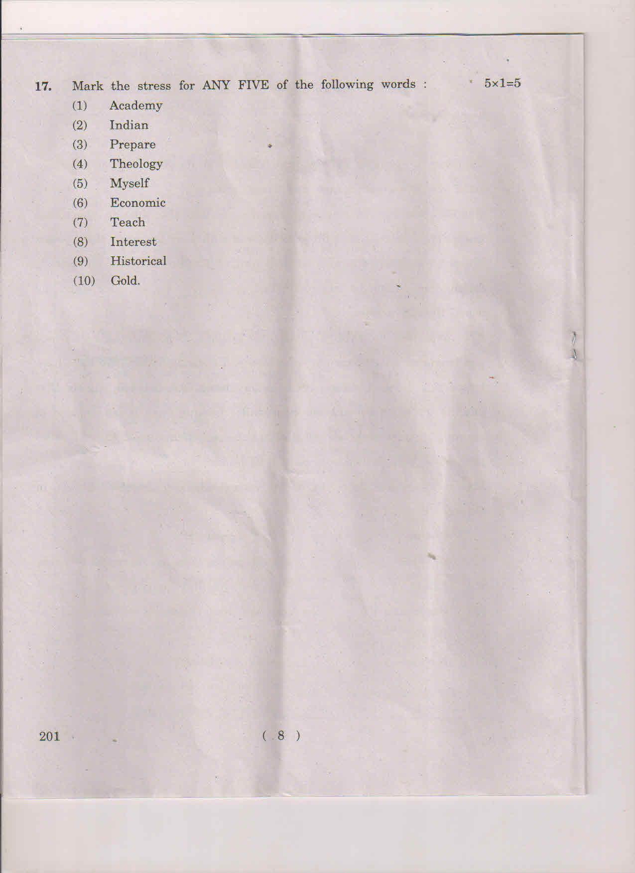 AP Inter 2nd Year English-II May 2018 (General) Question Paper - Page 8