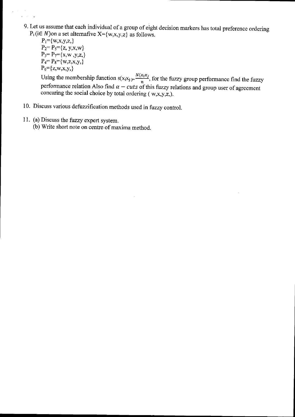 Bilaspur University Question Paper June 2022:M.A./M.Sc. Mathematics(Fourth Semester) Fuzzy Sets And Their Applications-II Paper 1 - Page 2