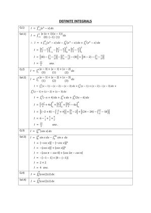 Class 12 Maths CBSE Worksheets for Definite integrals Assignment 4