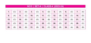 SOF NCO 2023 Class 4 SET A Answer Key
