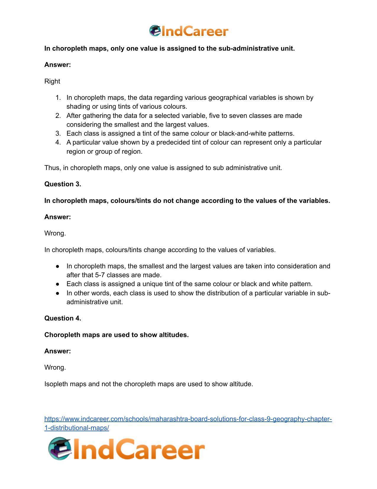 Maharashtra Board Solutions for Class 9- Geography: Chapter 1 ...