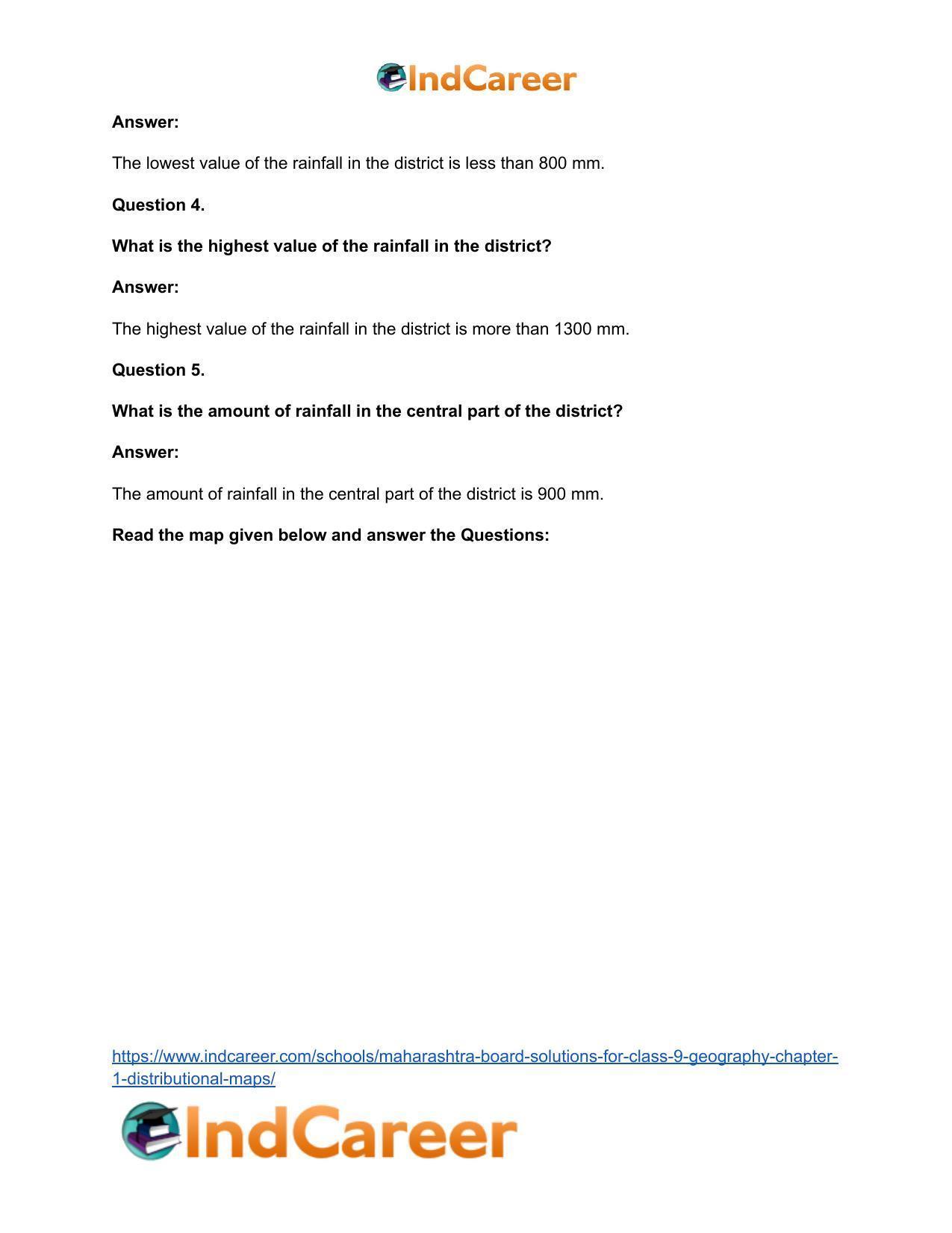 Maharashtra Board Solutions for Class 9- Geography: Chapter 1- Distributional Maps - Page 15