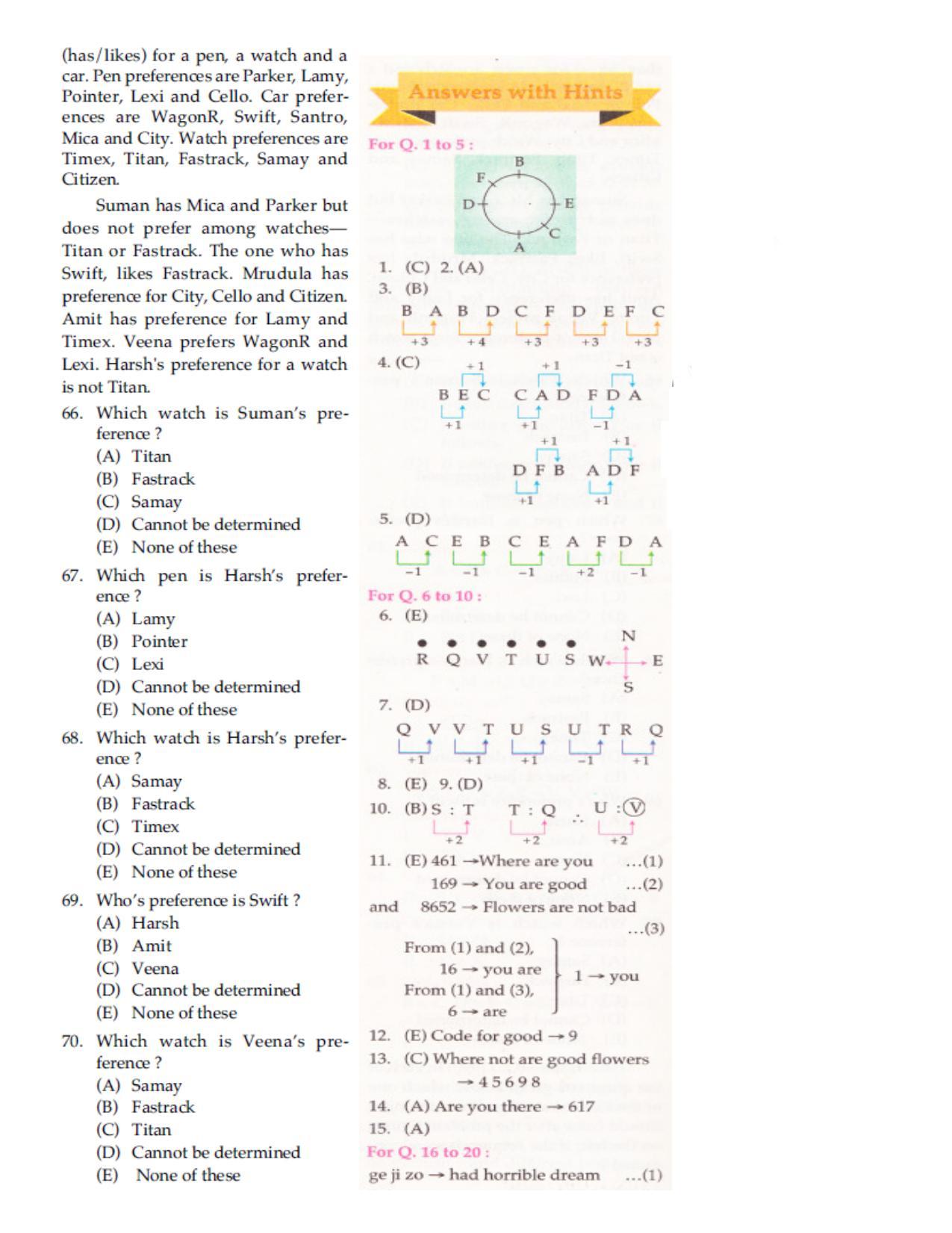 SCERT Assam Reasoning D.El.Ed PET Model Paper - Page 5