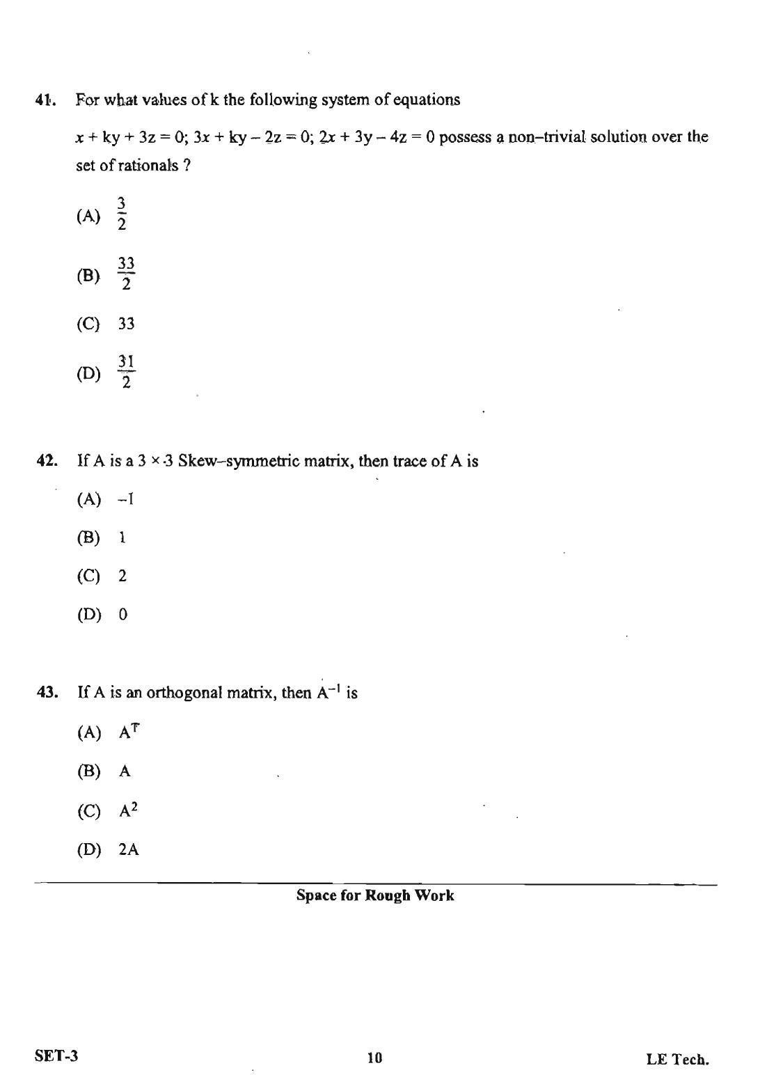 OJEE 2013 LE Tech Set 3 Question Paper - Page 8