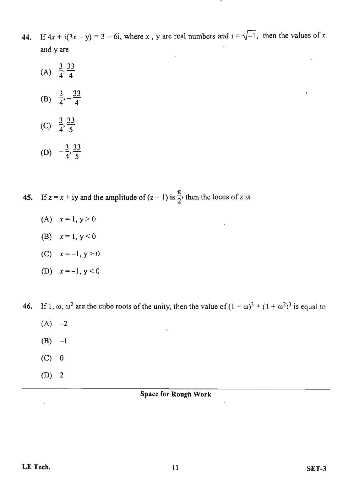 OJEE 2013 LE Tech Set 3 Question Paper - Page 9