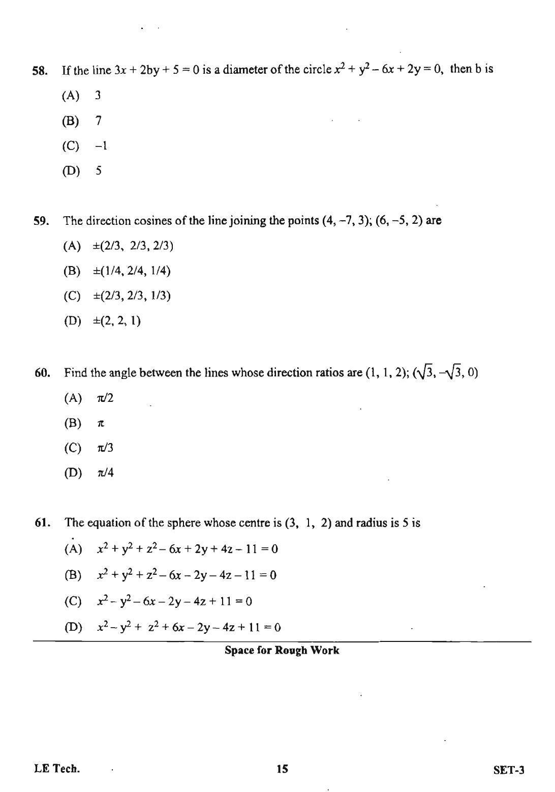 OJEE 2013 LE Tech Set 3 Question Paper - Page 13