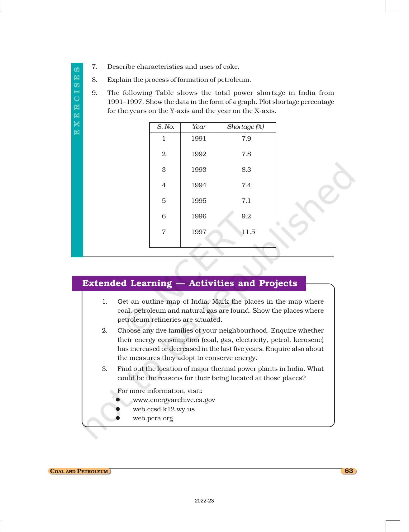 NCERT Book for Class 8 Science Chapter 5 Coal and Petroleum - Page 8