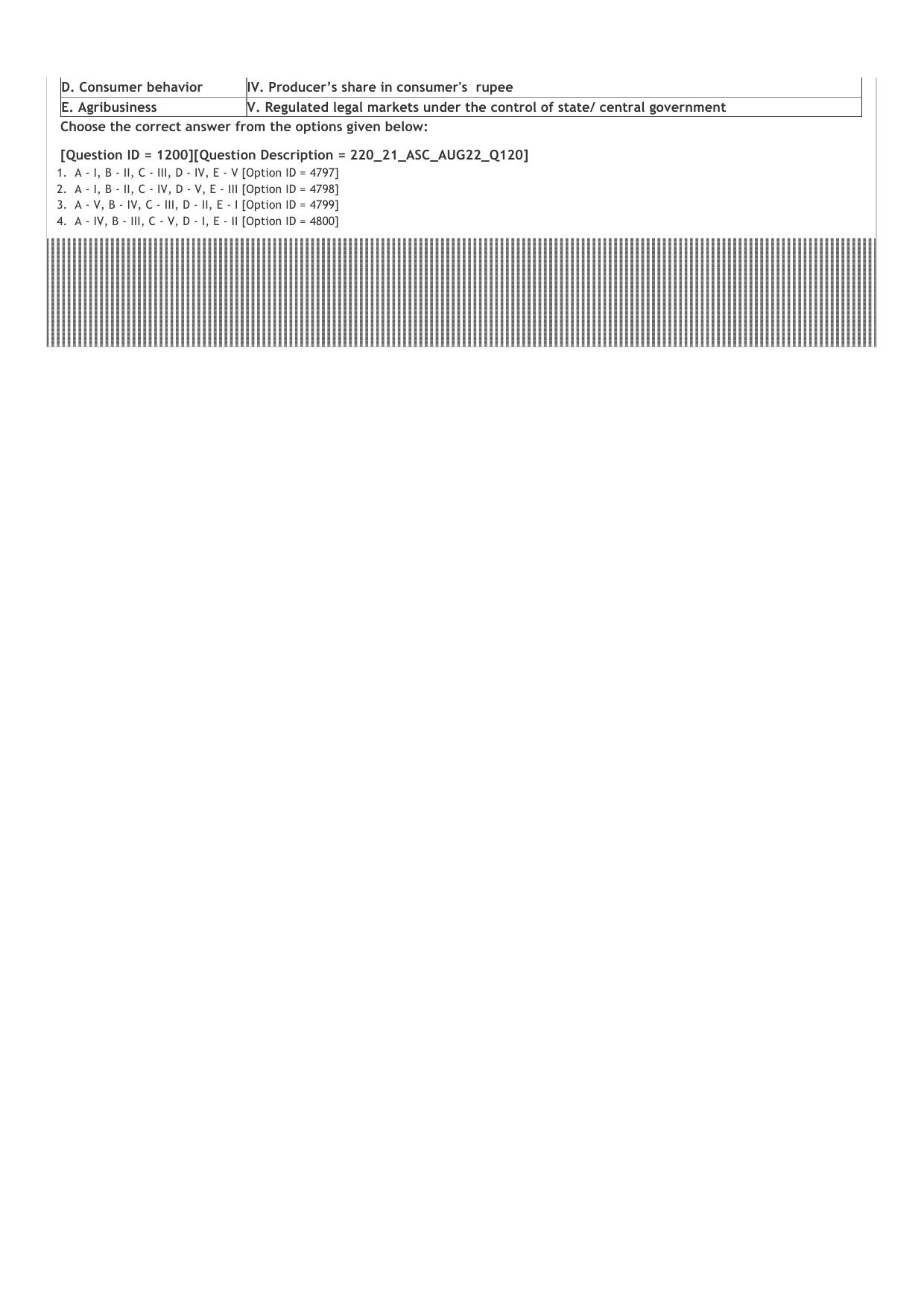 ICAR AIEEA PG 2022 ANIMAL SCIENCES Question Paper - Page 17