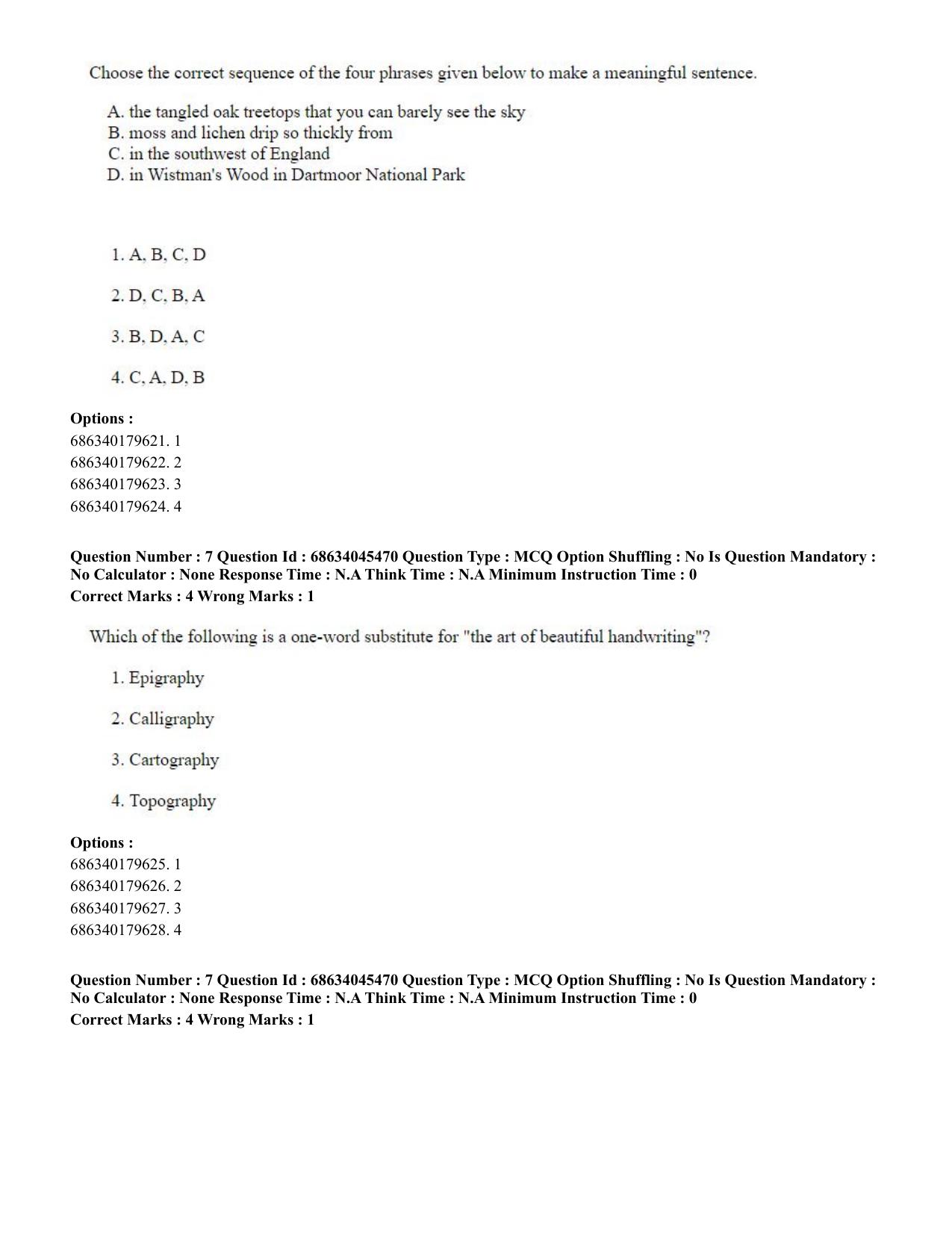 CUET PG 2023: ACQP24 – Vedanta, Sarvadarshan, Mimansa,Nyaya (Eng)-shift 3 (30-06-2023) Question Paper - Page 10